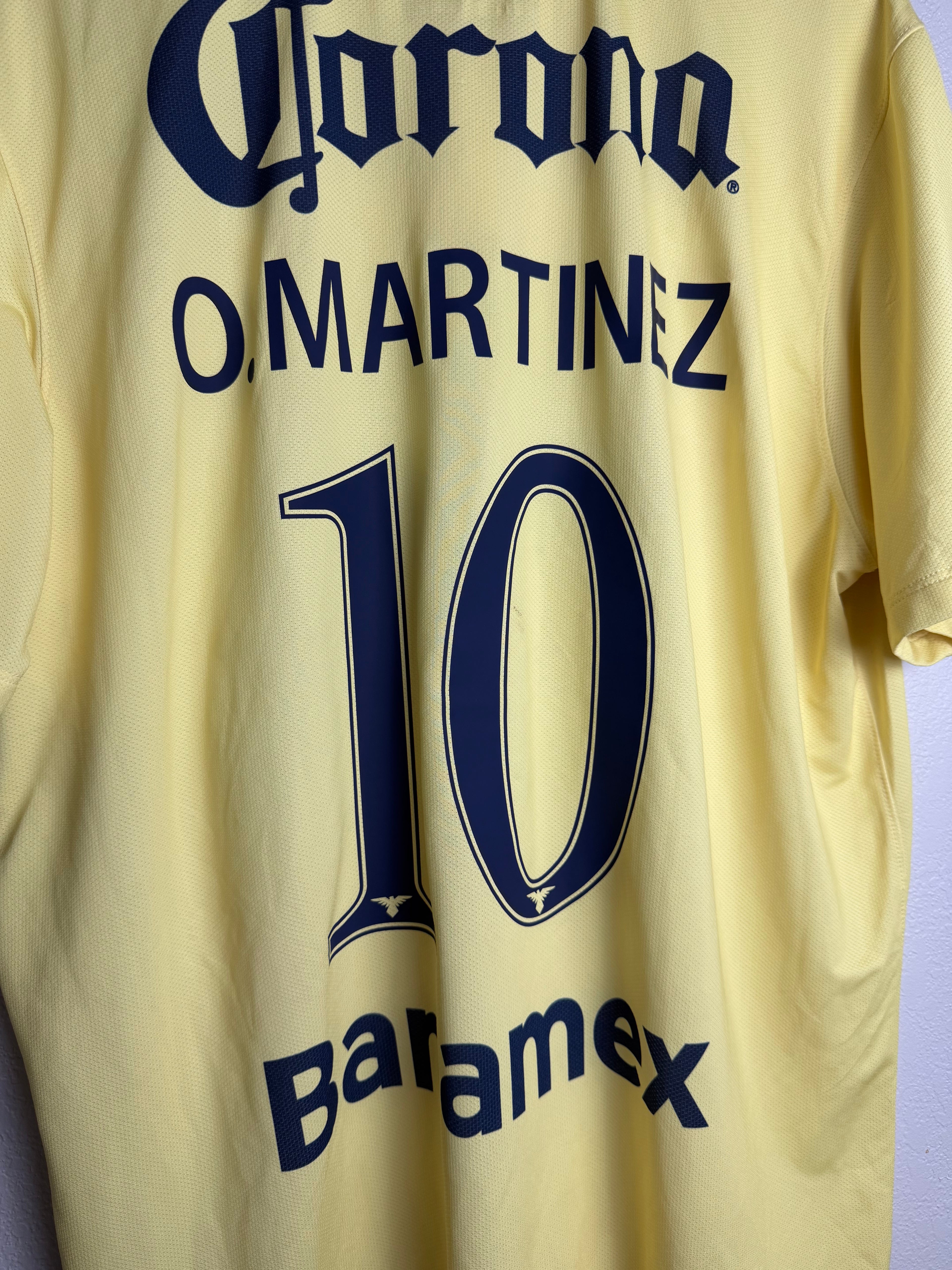 Club America 2014/15 Home Jersey #10 Martinez