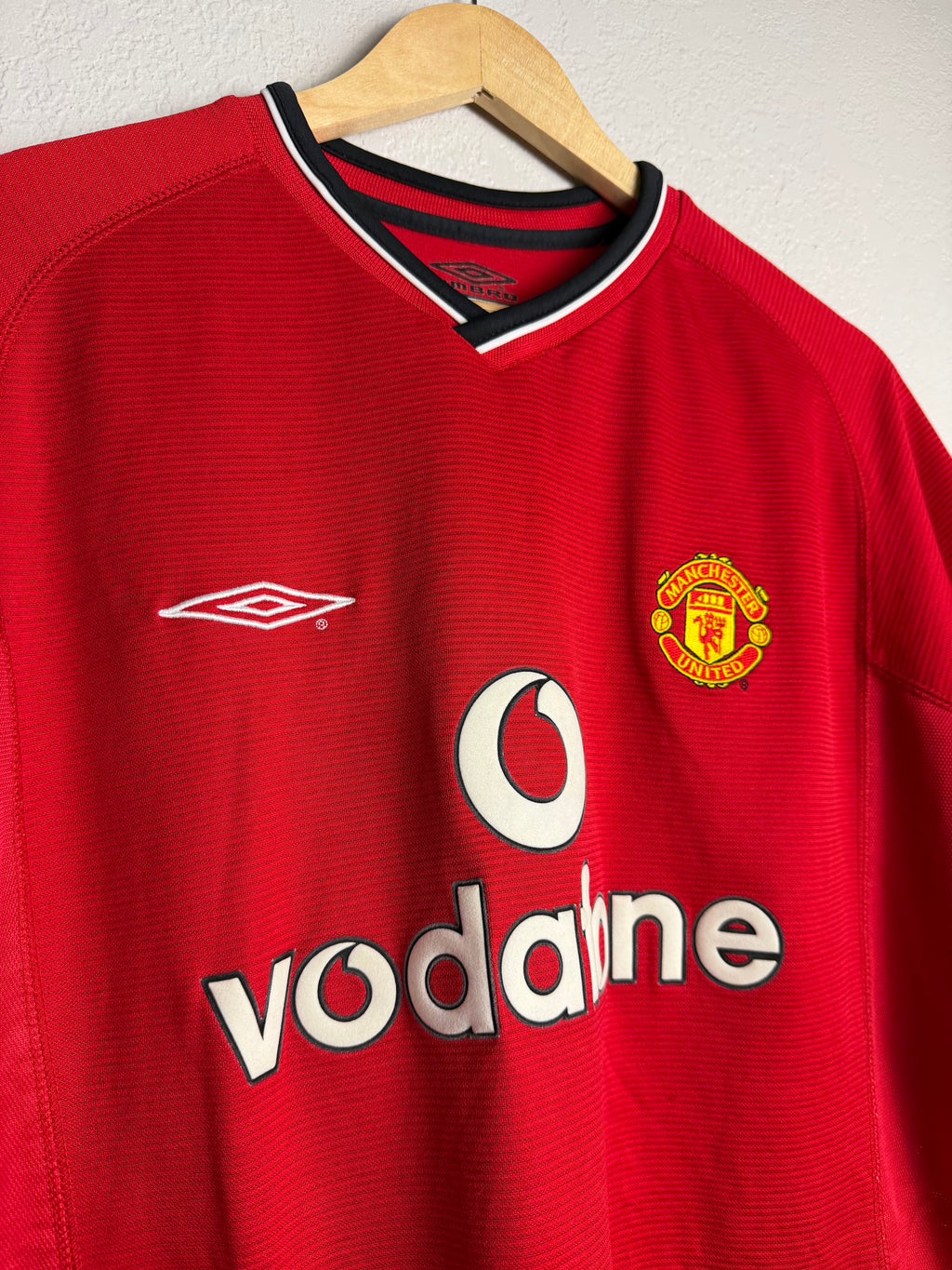Manchester United 2000/01 Home Jersey #21 Forlan
