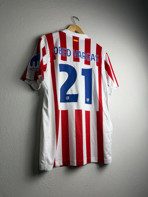 Atletico Madrid 2025/26 Home Jersey #21 Obed Vargas