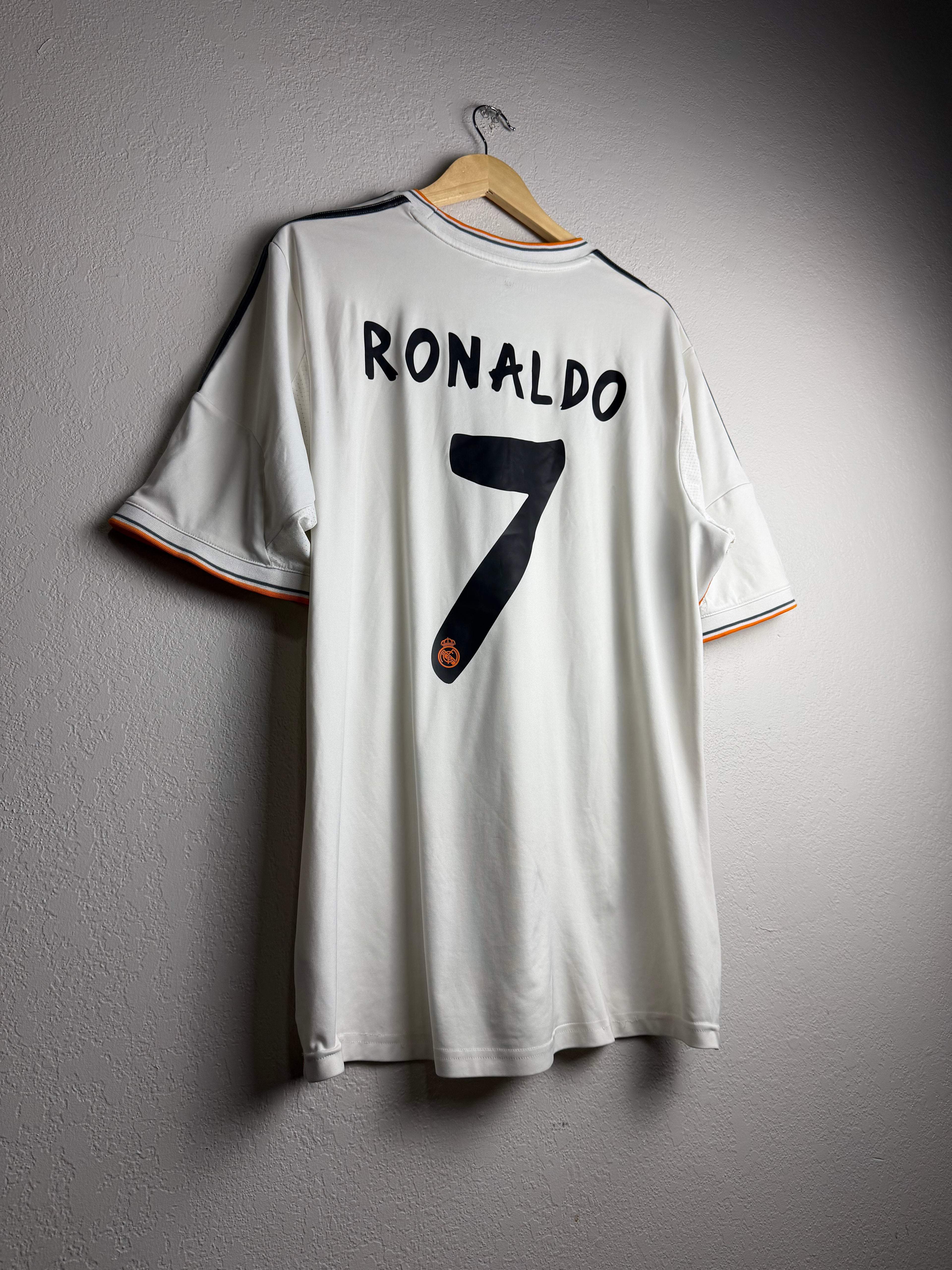 Real Madrid 2013/14 Home Jersey #7 Ronaldo