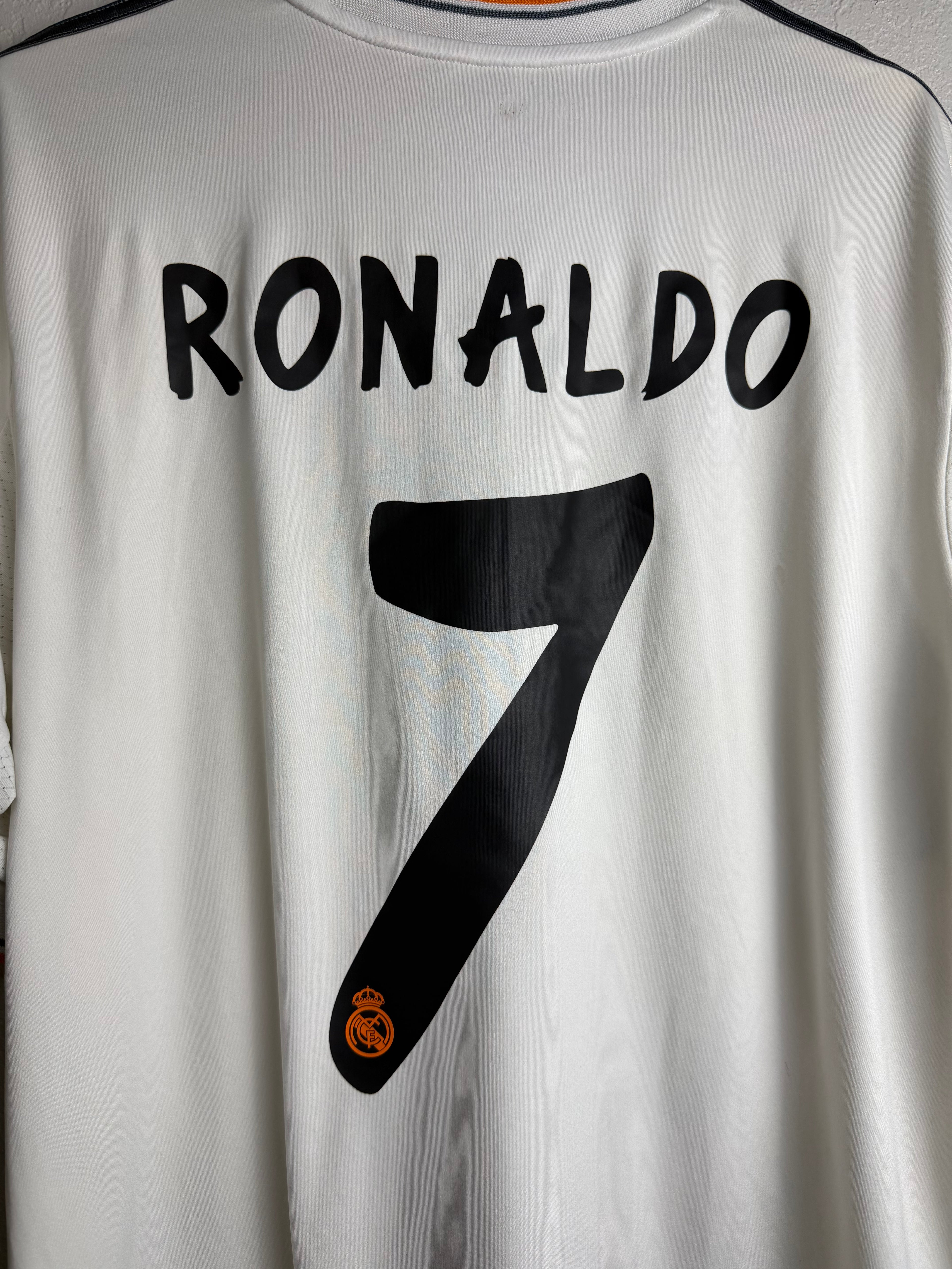 Real Madrid 2013/14 Home Jersey #7 Ronaldo