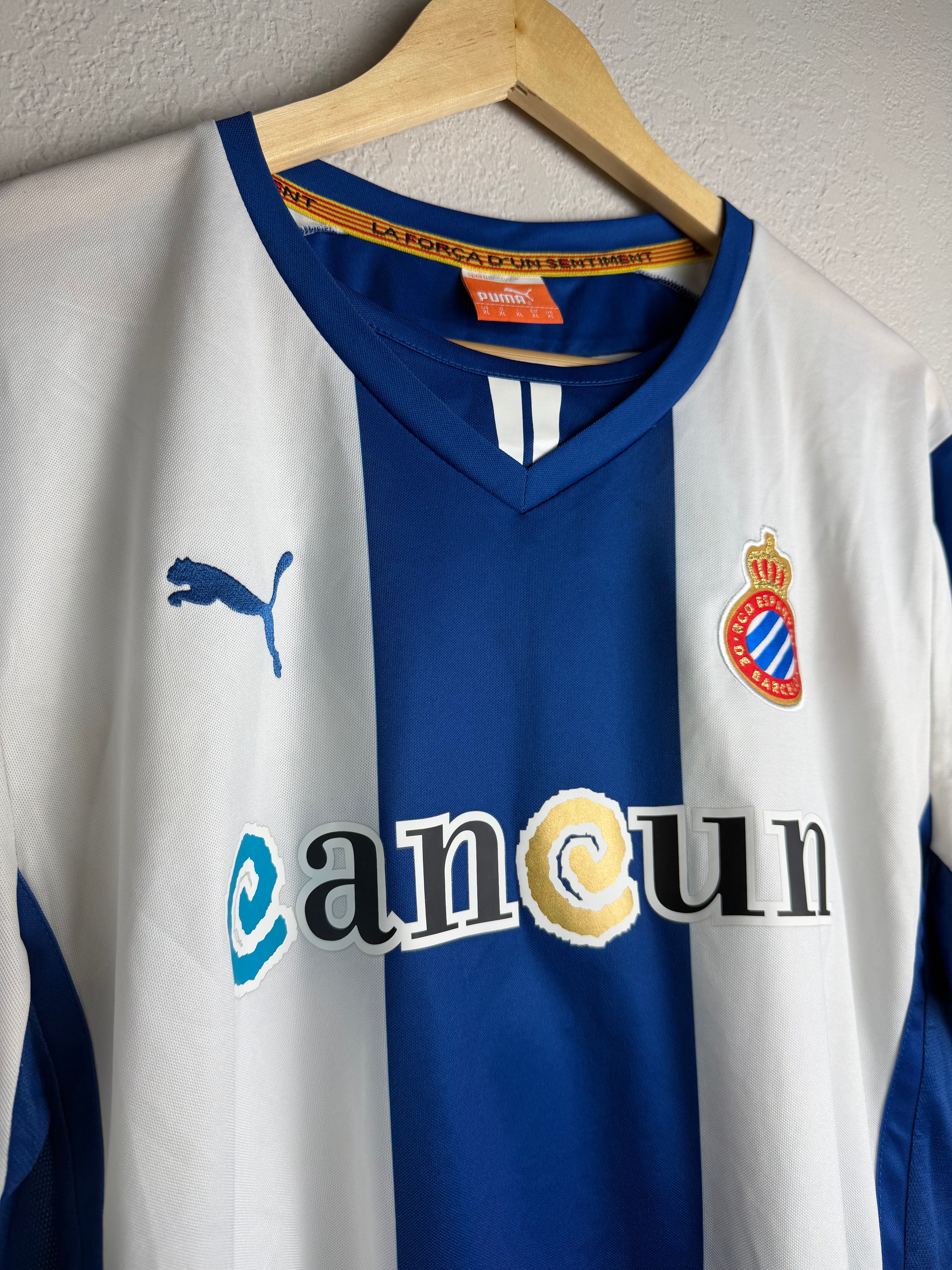 Espanyol 2013/14 Home Jersey #15 H.Moreno