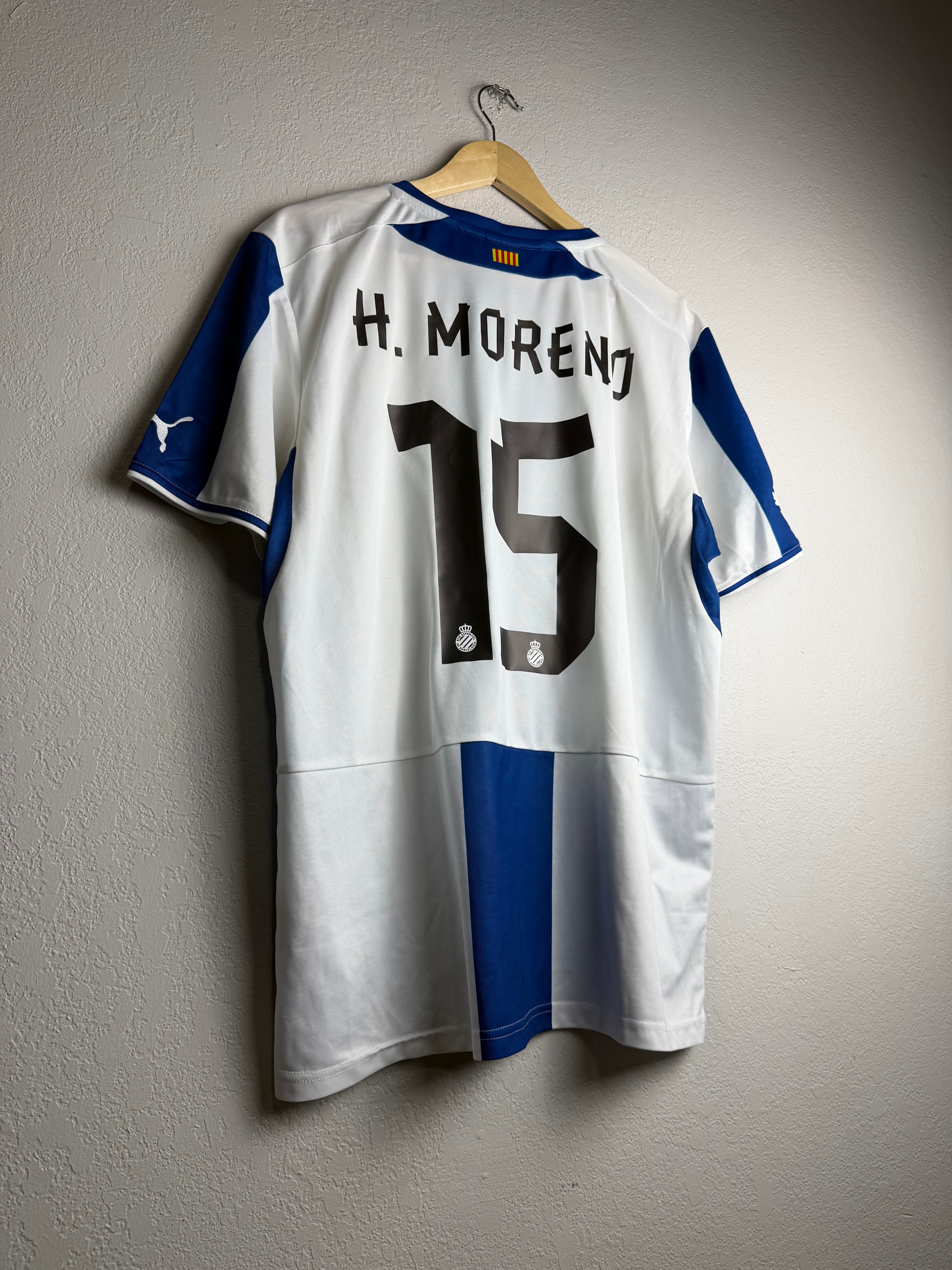 Espanyol 2013/14 Home Jersey #15 H.Moreno
