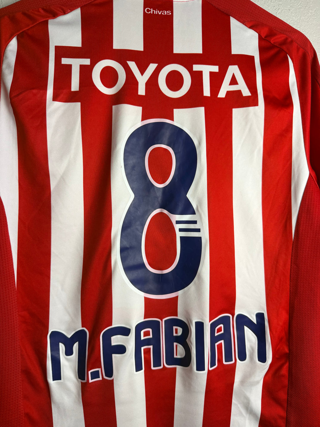 CD Guadalajara Chivas 2011/12 Home Jersey #8 Fabian