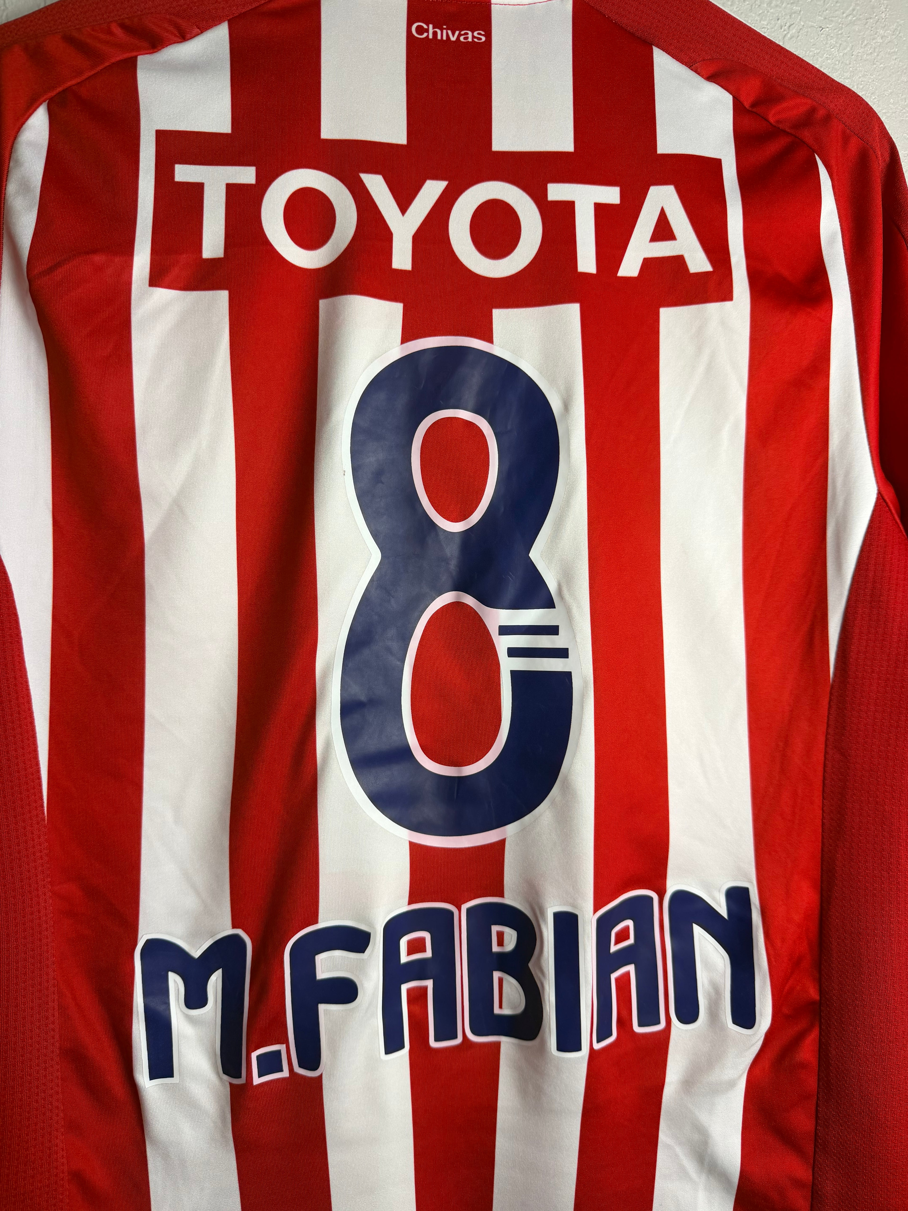 CD Guadalajara Chivas 2011/12 Home Jersey #8 Fabian