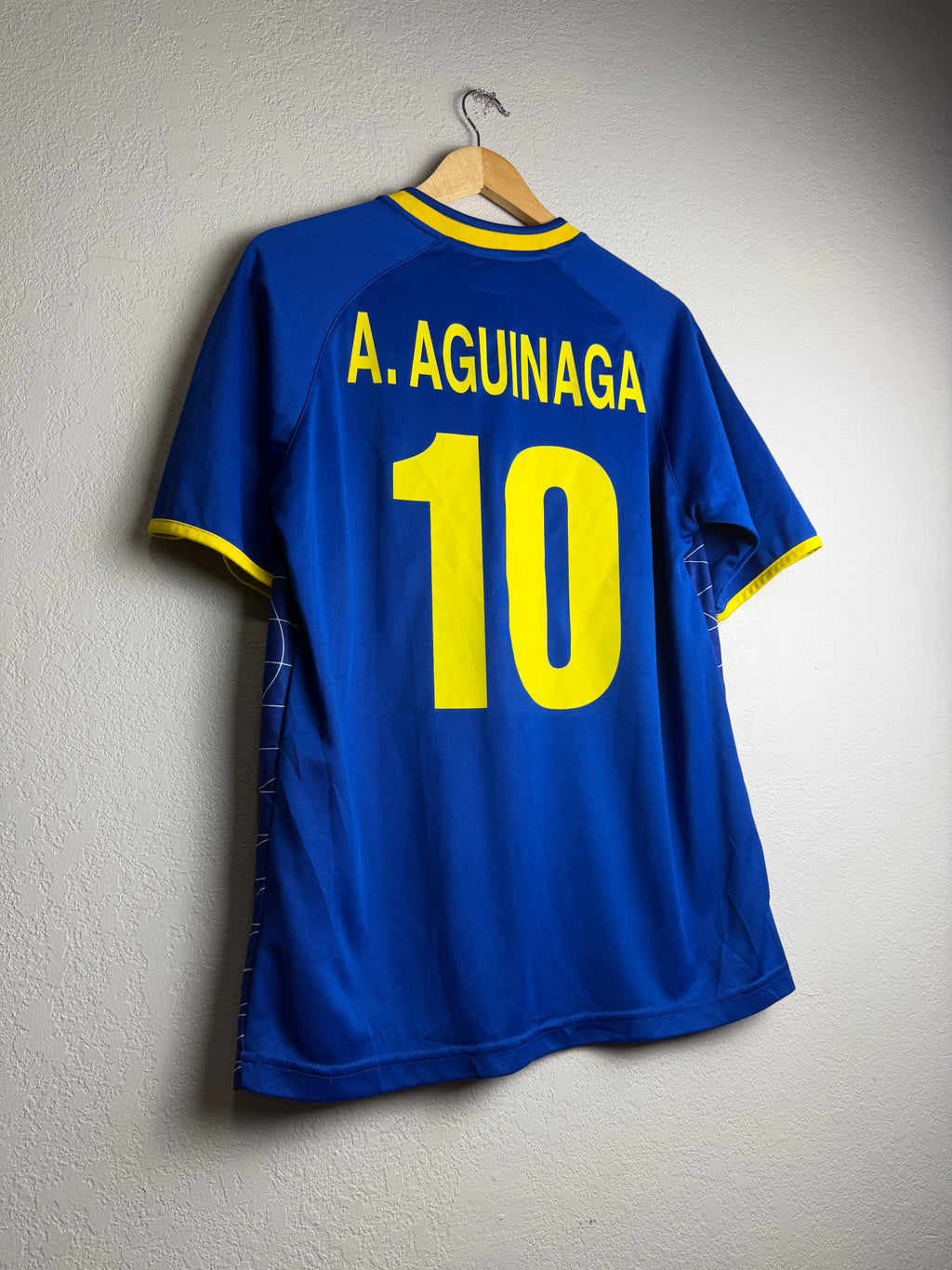 Ecuador National Team 2003/04 Away Jersey #10 Aguinaga