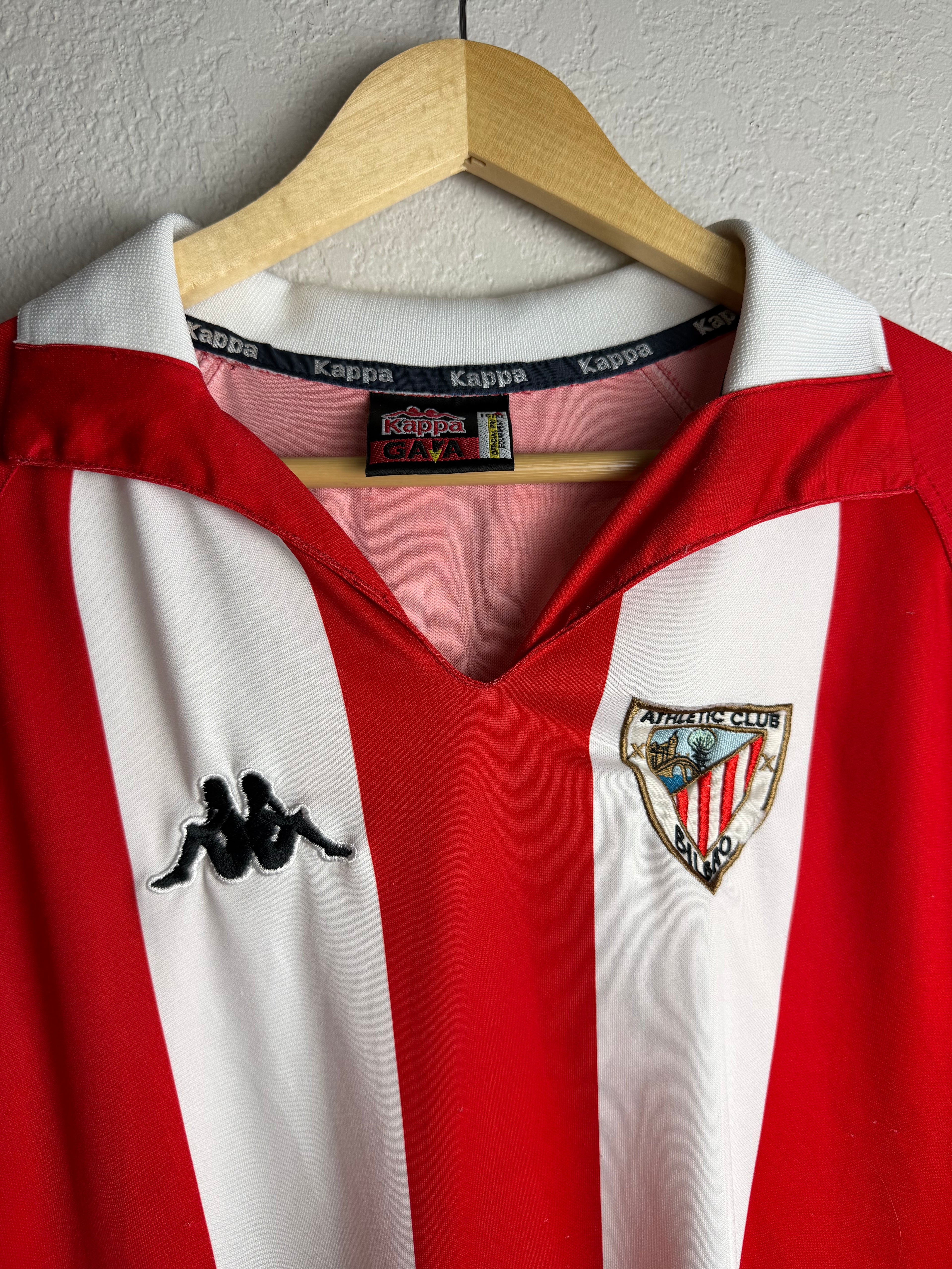 Athletic Bilbao 1998/99 Home Jersey #8 Guerrero