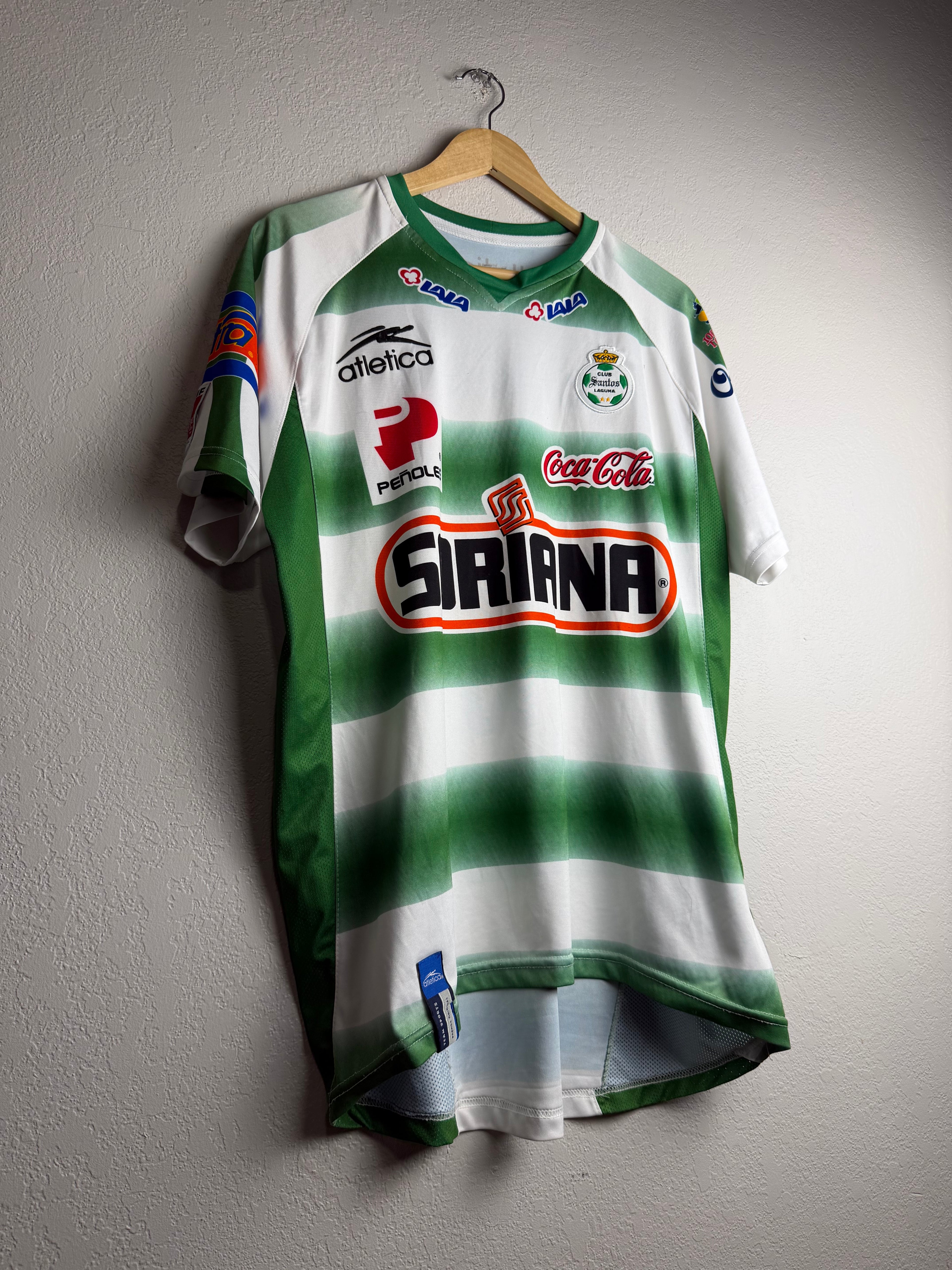 Santos Laguna 2007/08 Home Jersey #10 Ludueña
