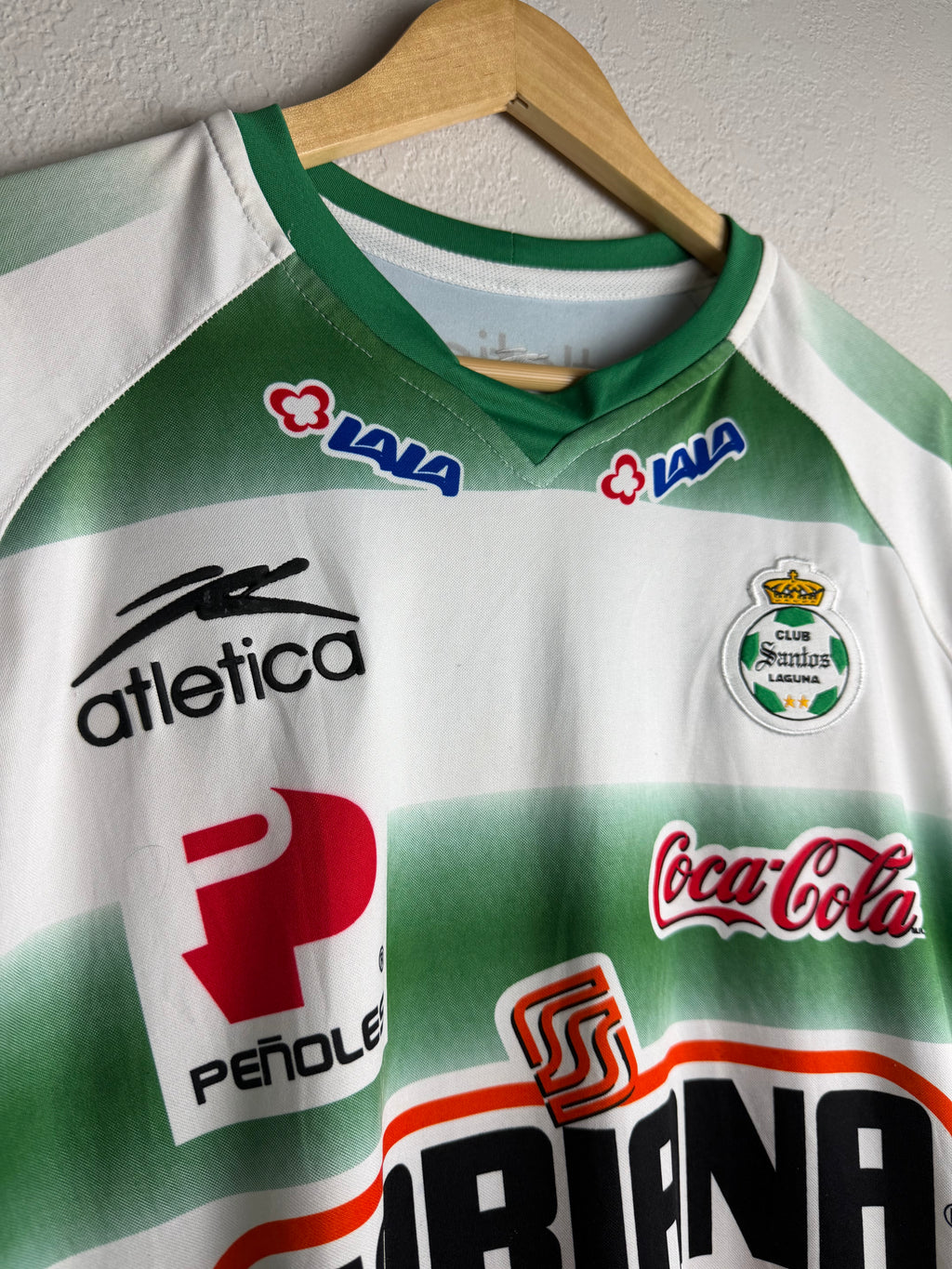 Santos Laguna 2007/08 Home Jersey #10 Ludueña