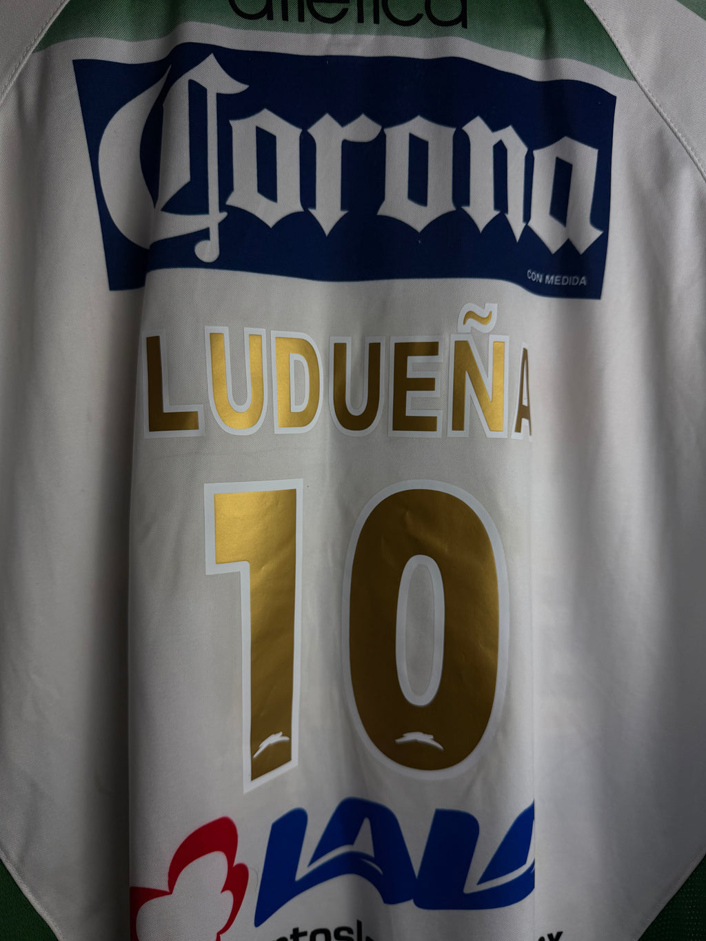 Santos Laguna 2007/08 Home Jersey #10 Ludueña