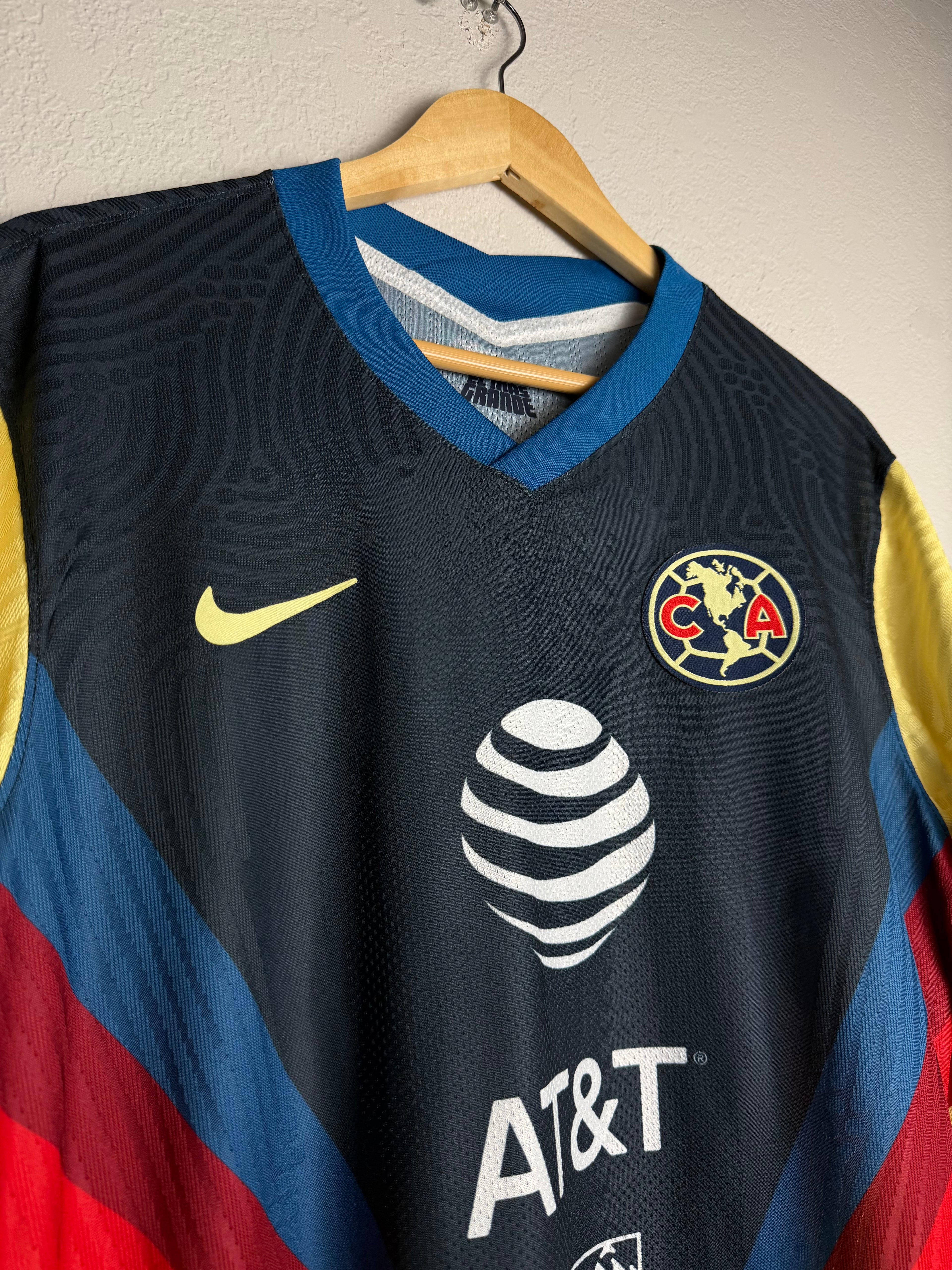 Club America 2020/21 Home Jersey #22 Fidalgo Player Version