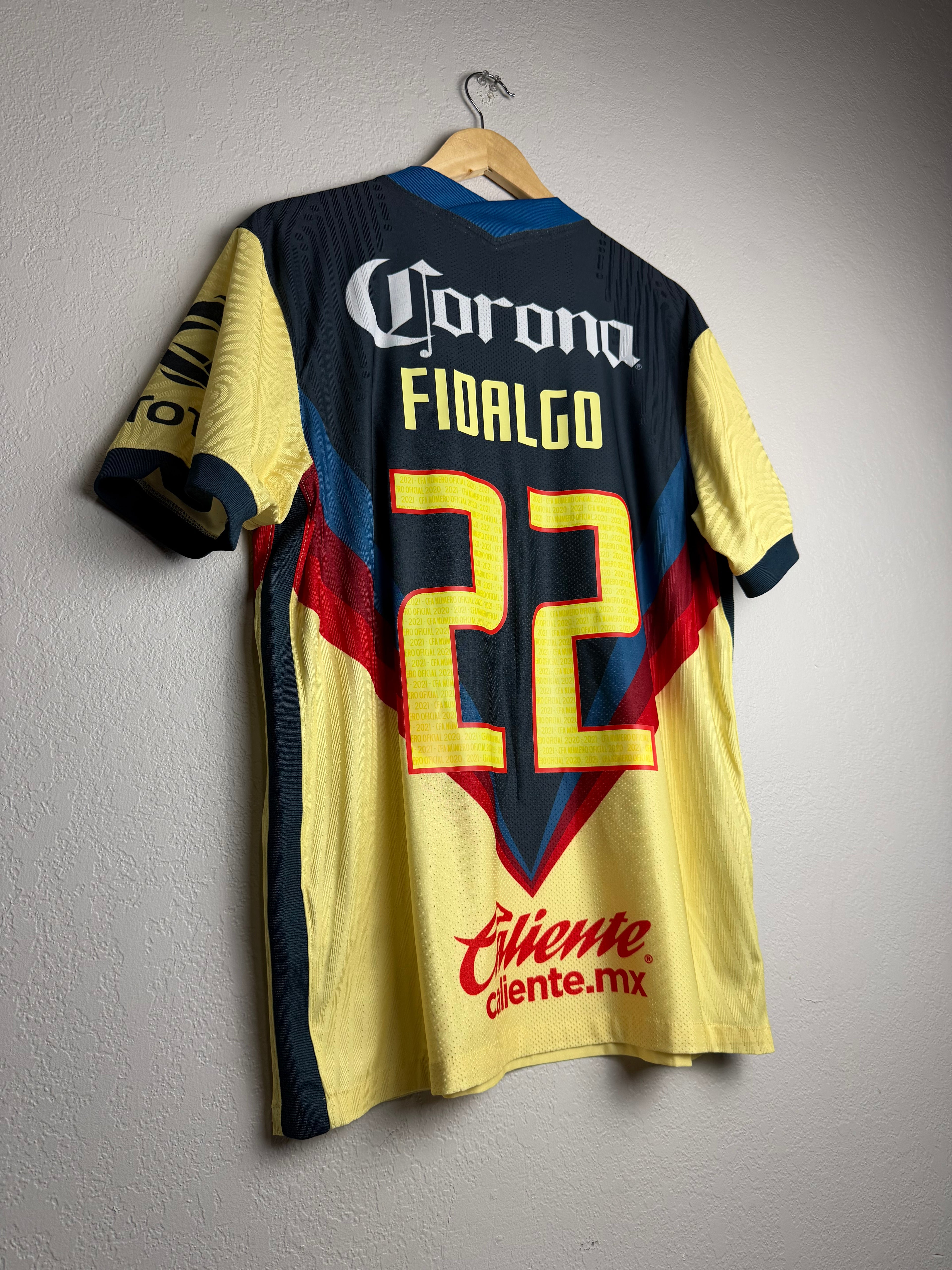 Club America 2020/21 Home Jersey #22 Fidalgo Player Version