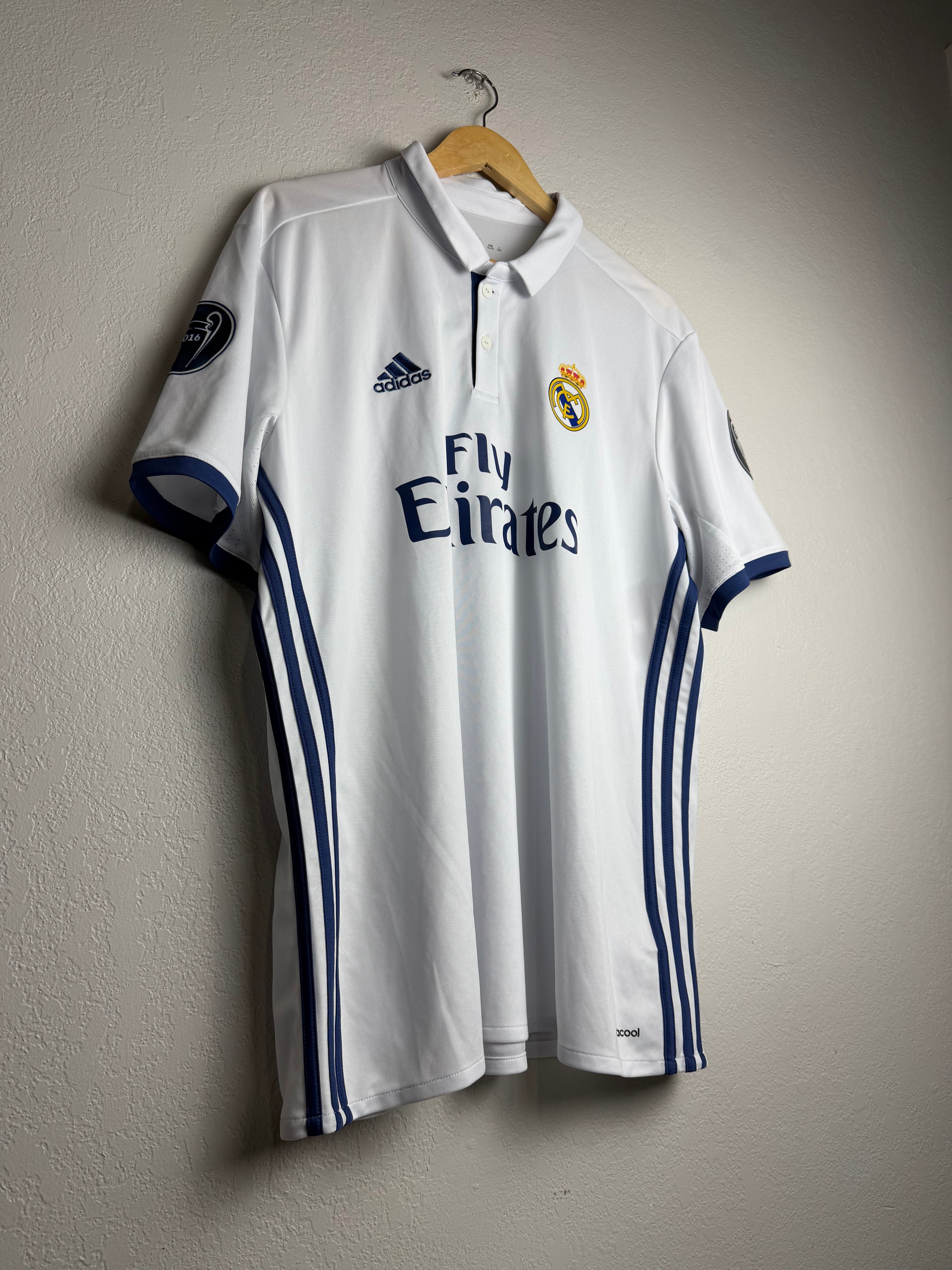 Real Madrid CF 2016/17 Home Jersey #4 Sergio Ramos