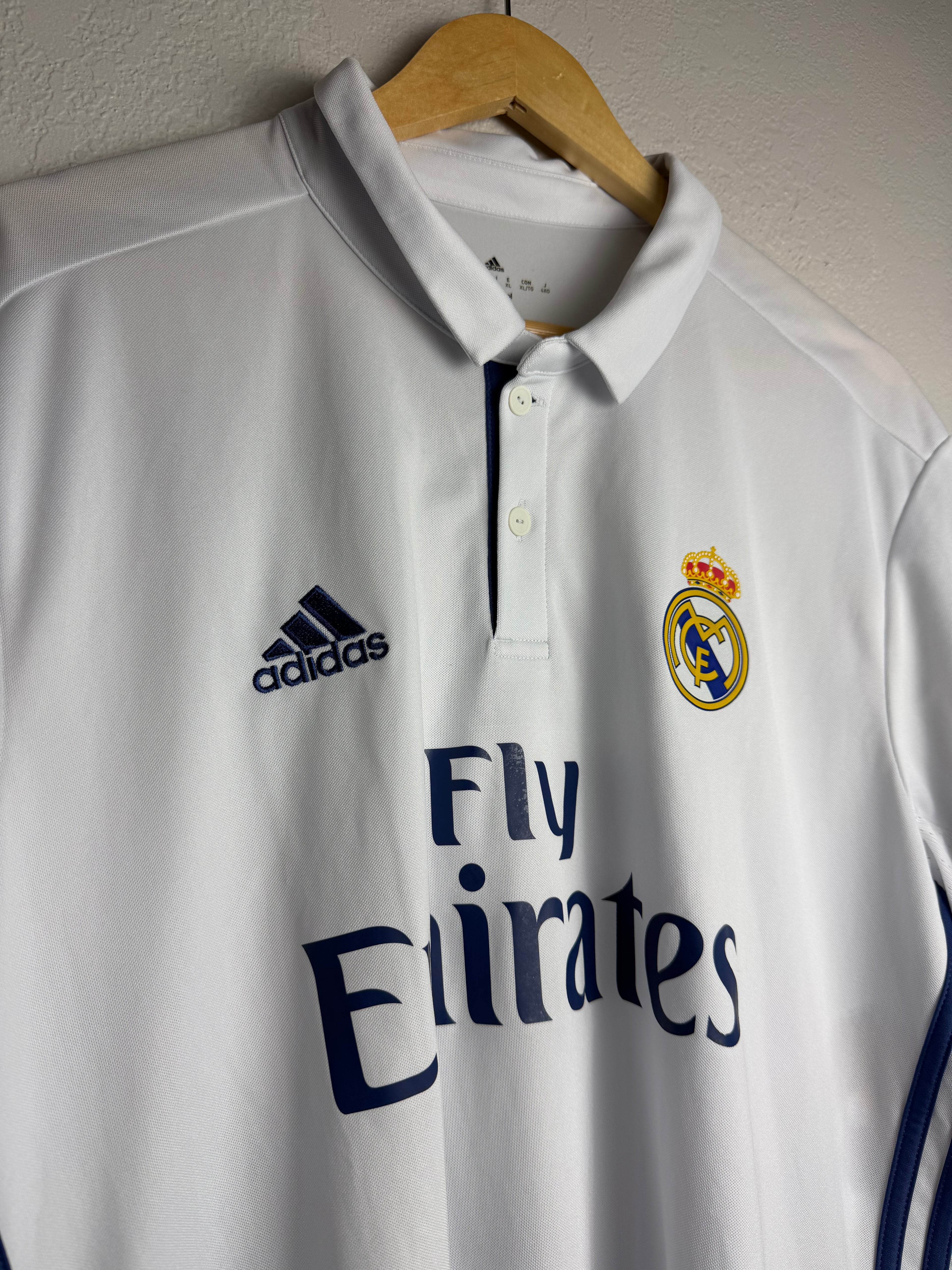 Real Madrid CF 2016/17 Home Jersey #4 Sergio Ramos
