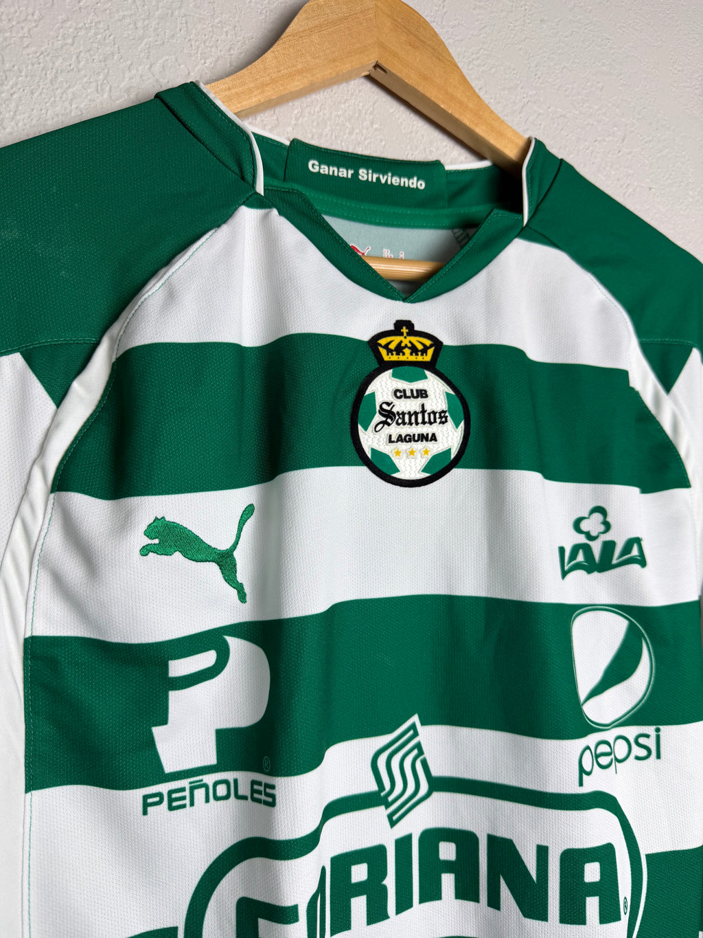 Santos Laguna 2010/11 Home Jersey #10 Hachita