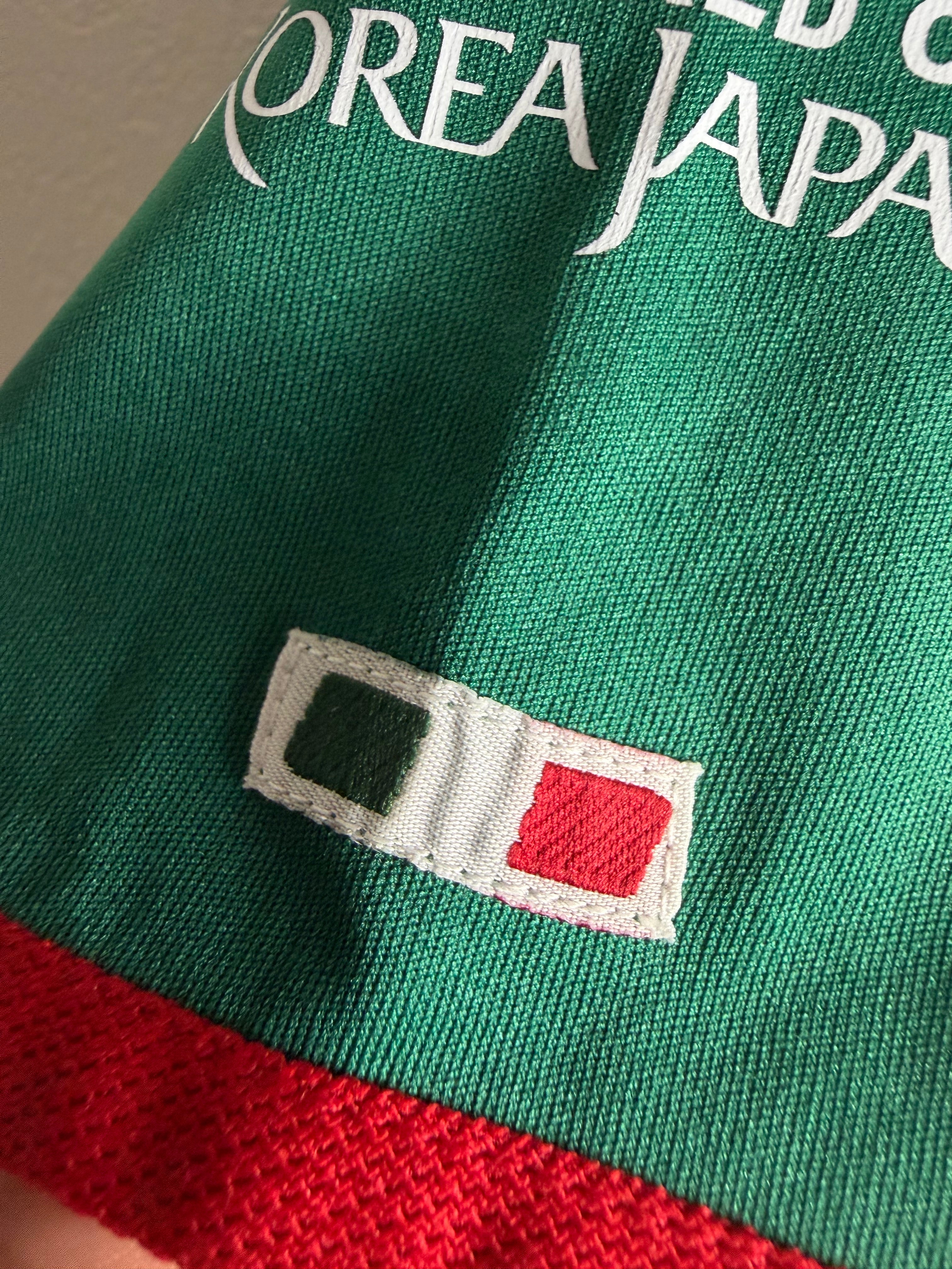 Mexico National Team 2002 Home Jersey #21 Arellano