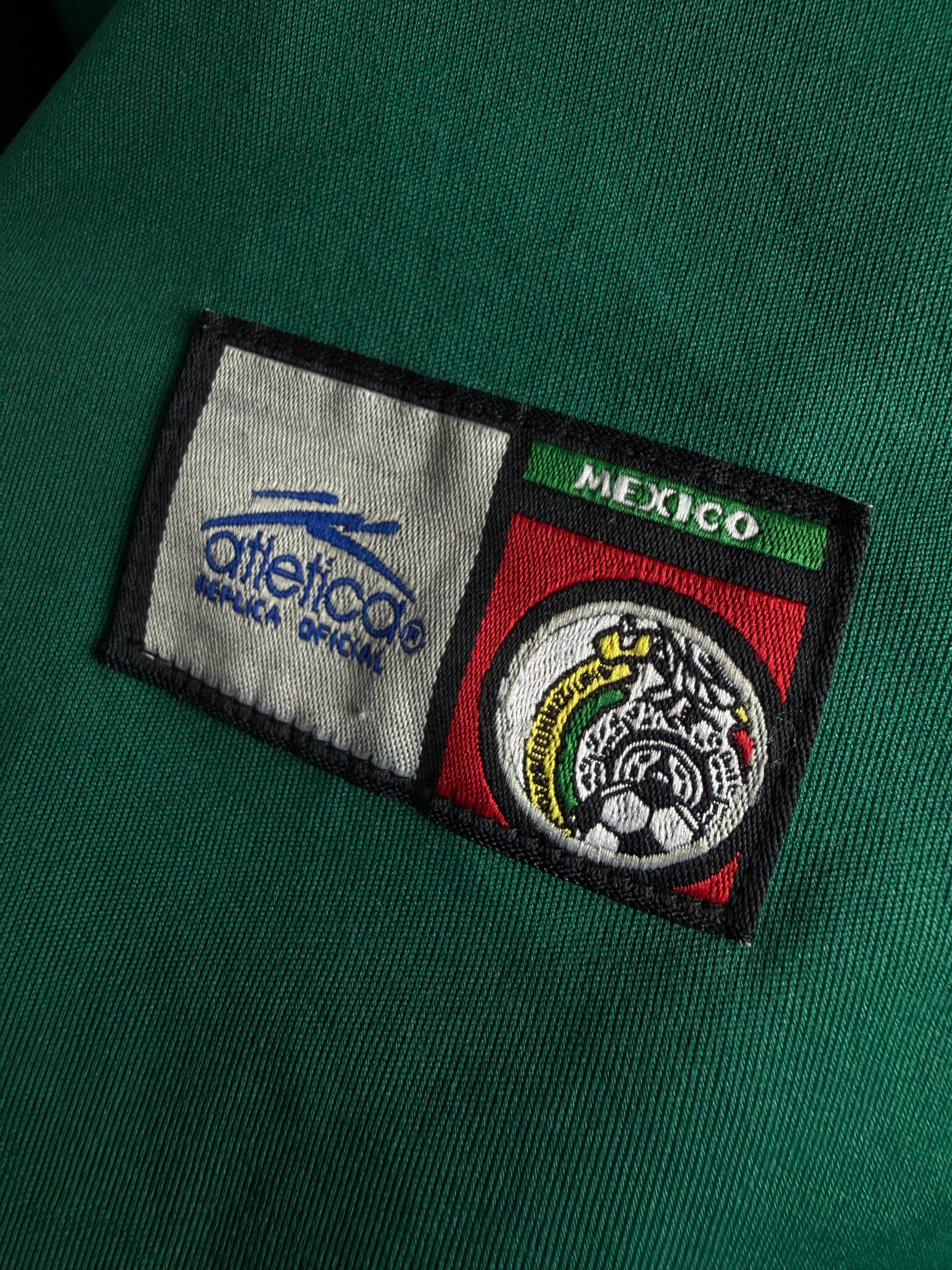 Mexico National Team 2002 Home Jersey #21 Arellano