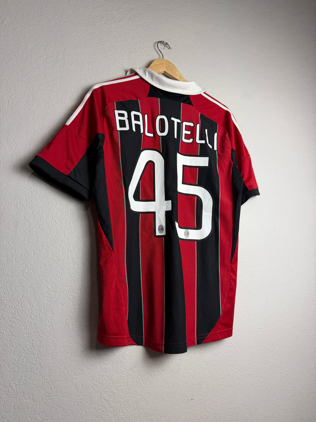 AC Milan 2012/13 Home Jersey #45 Balotelli