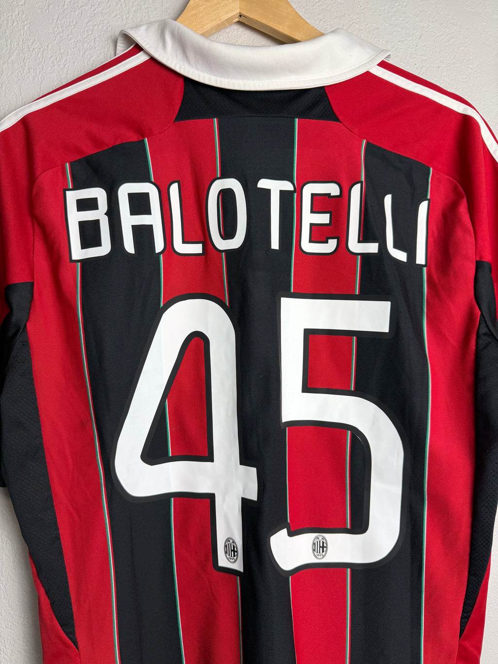 AC Milan 2012/13 Home Jersey #45 Balotelli