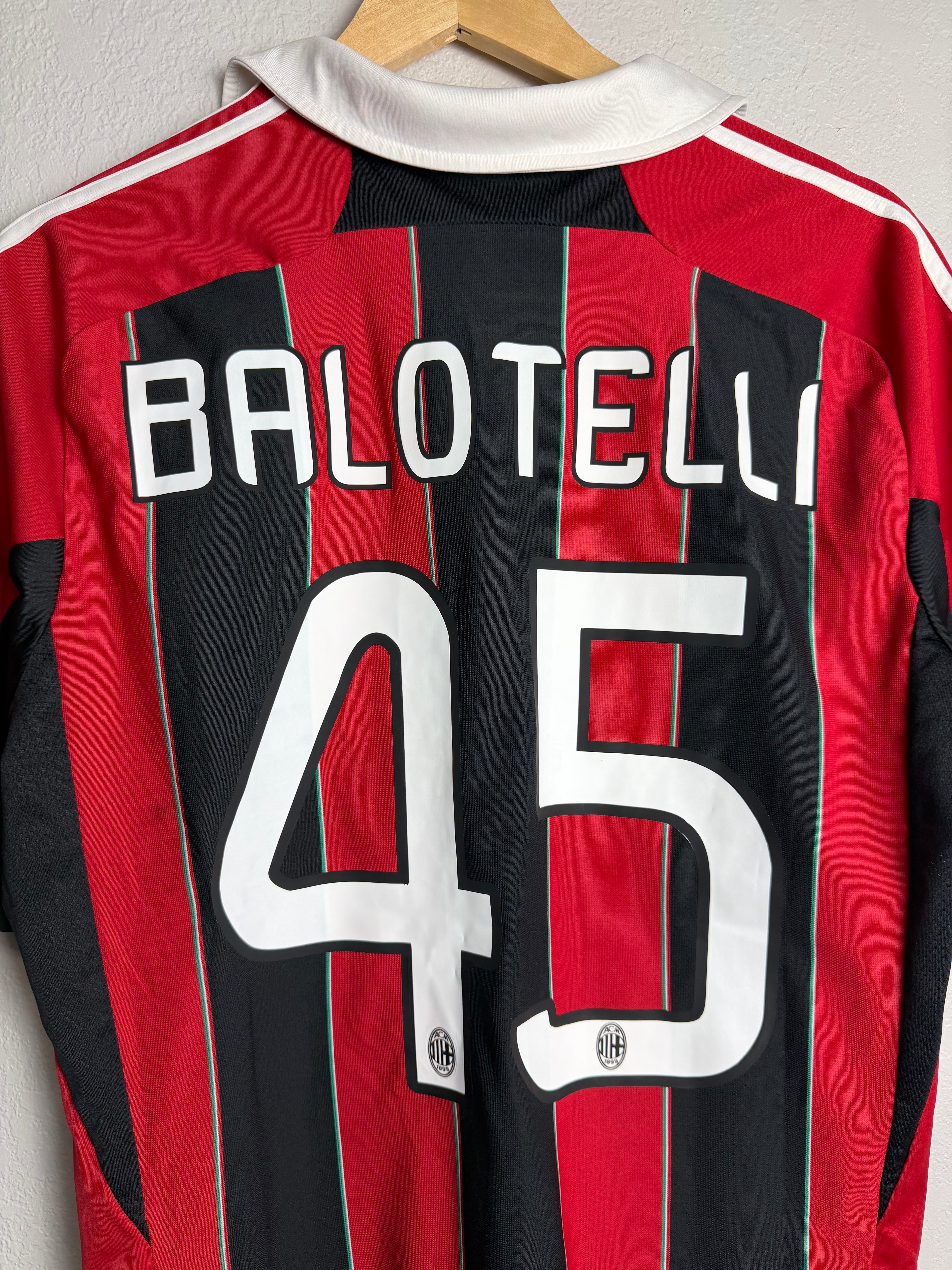 AC Milan 2012/13 Home Jersey #45 Balotelli