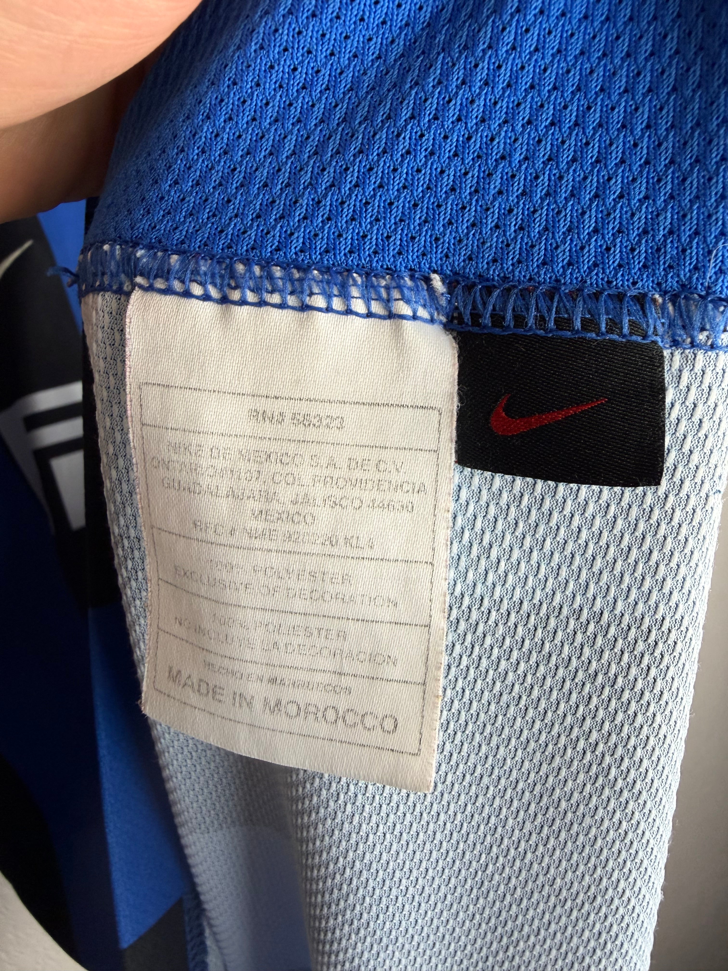 Inter Milan 2006/07 Home Soccer Jersey #7 Figo