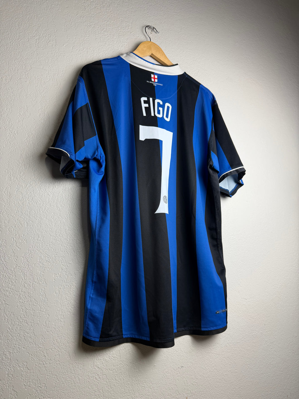 Inter Milan 2006/07 Home Soccer Jersey #7 Figo