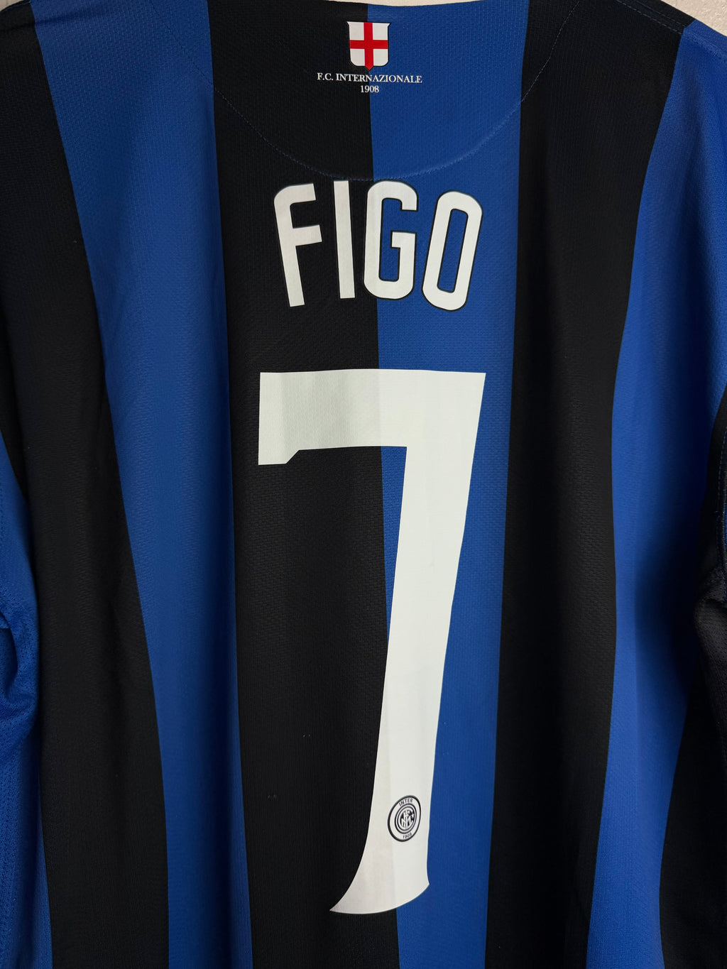 Inter Milan 2006/07 Home Soccer Jersey #7 Figo