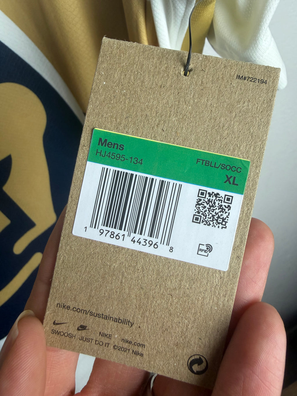 Pumas UNAM 2025/26 Away Soccer Jersey #9 Martinez