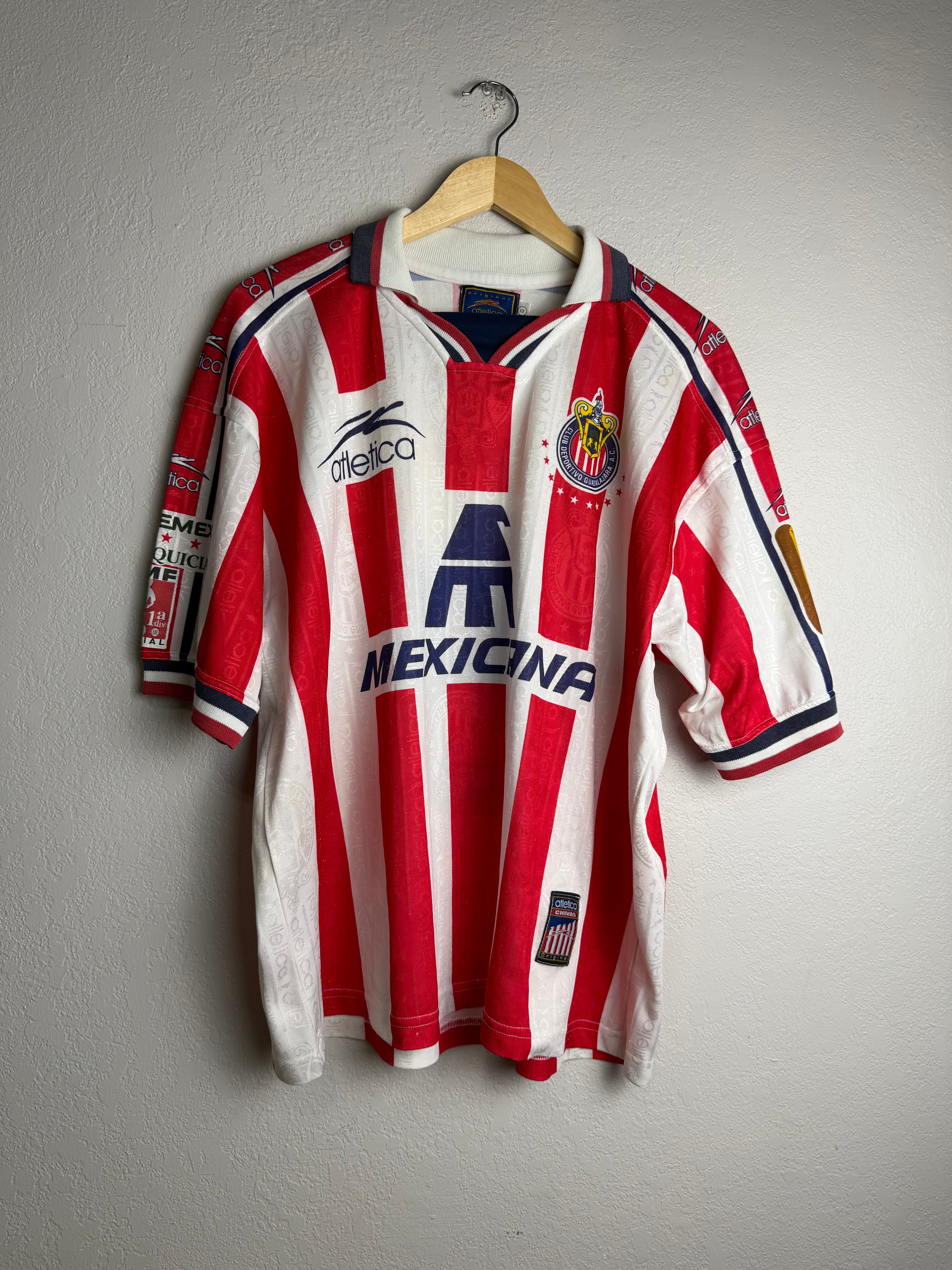 CD Guadalajara Chivas 1997/98 Home Jersey #8 Sanchez