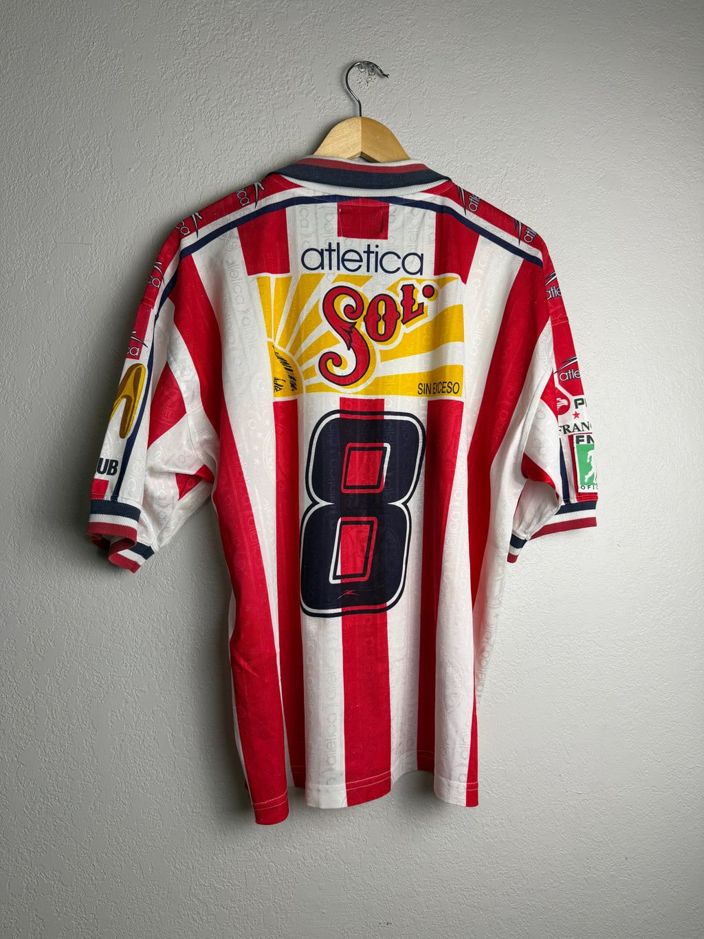 CD Guadalajara Chivas 1997/98 Home Jersey #8 Sanchez