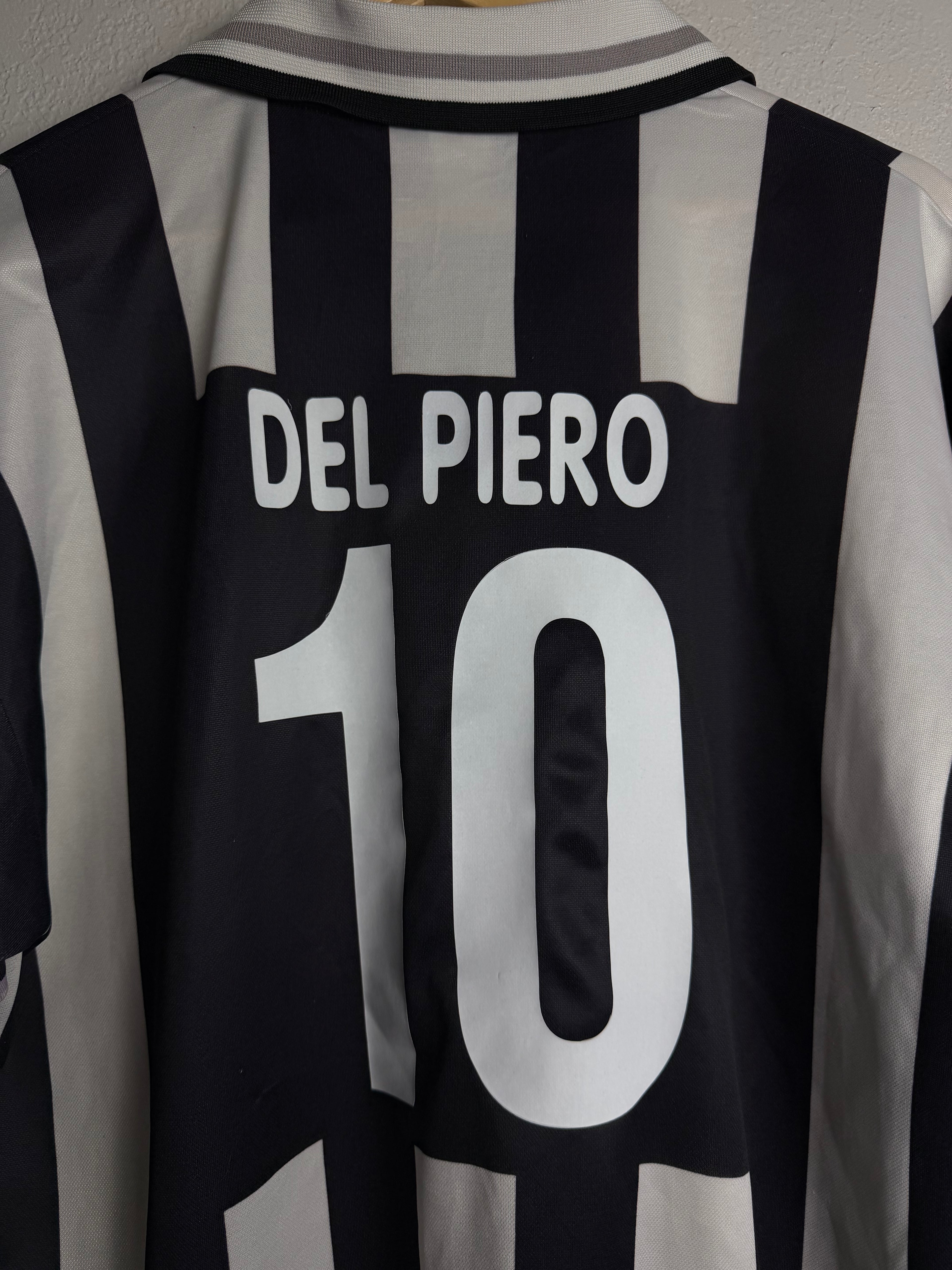 Juventus 2000/01 Home Soccer Jersey #10 Del Piero