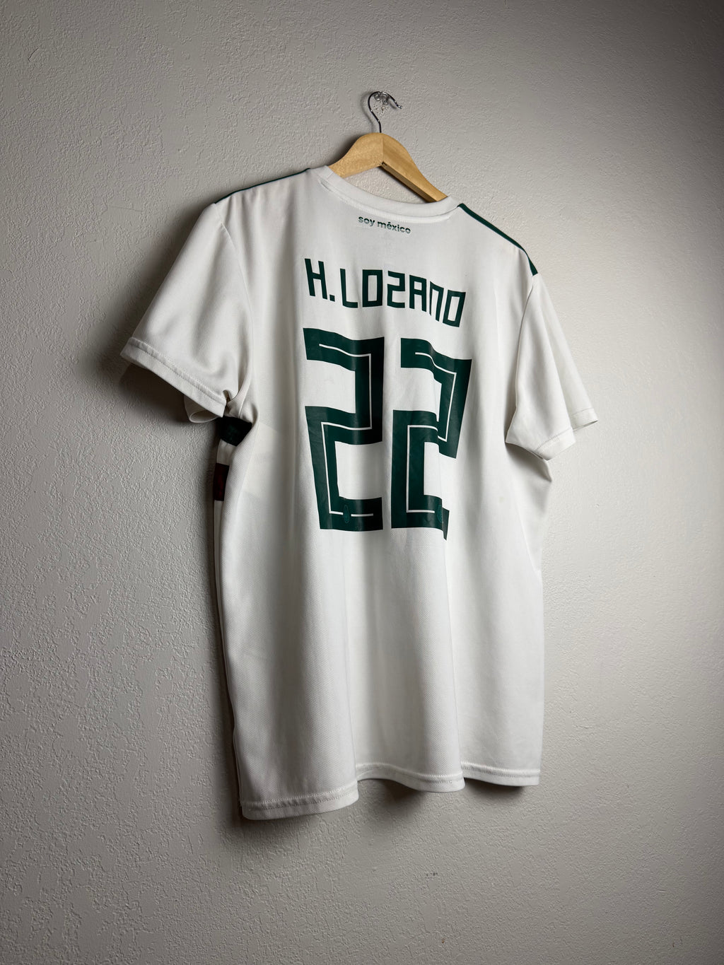 Mexico National Team 2018 World Cup Away Jersey #22 Lozano