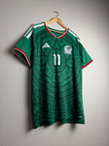 Mexico National Team 2026 Home Jersey #11 Gimenez