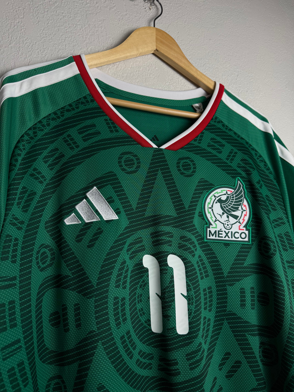 Mexico National Team 2026 Home Jersey #11 Gimenez