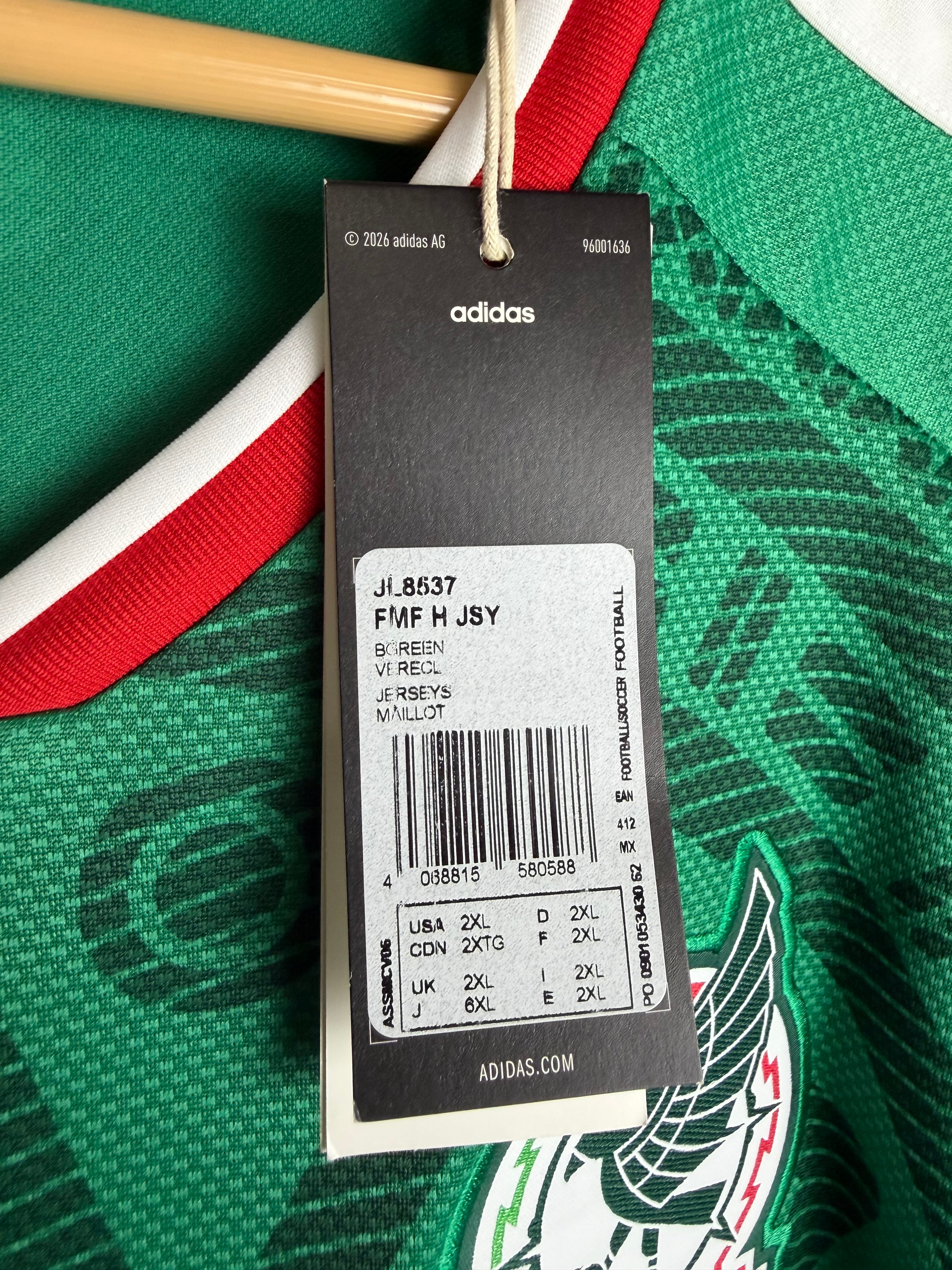 Mexico National Team 2026 Home Jersey #11 Gimenez