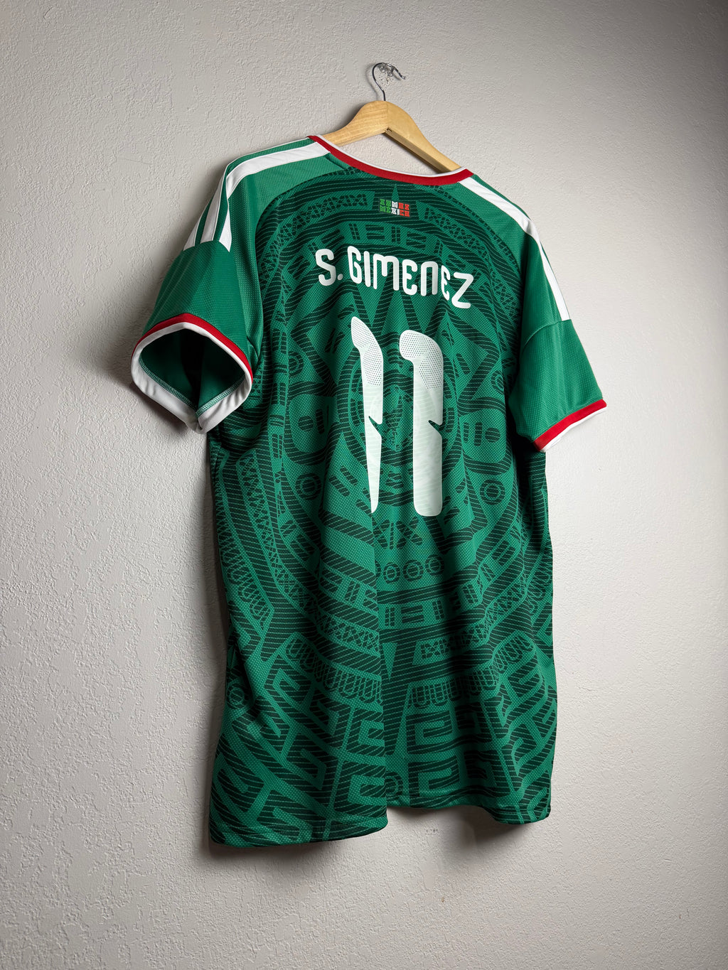 Mexico National Team 2026 Home Jersey #11 Gimenez