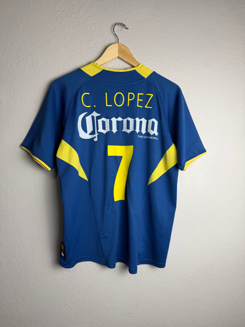 Club America 2004/05 Away Jersey #7 Lopez