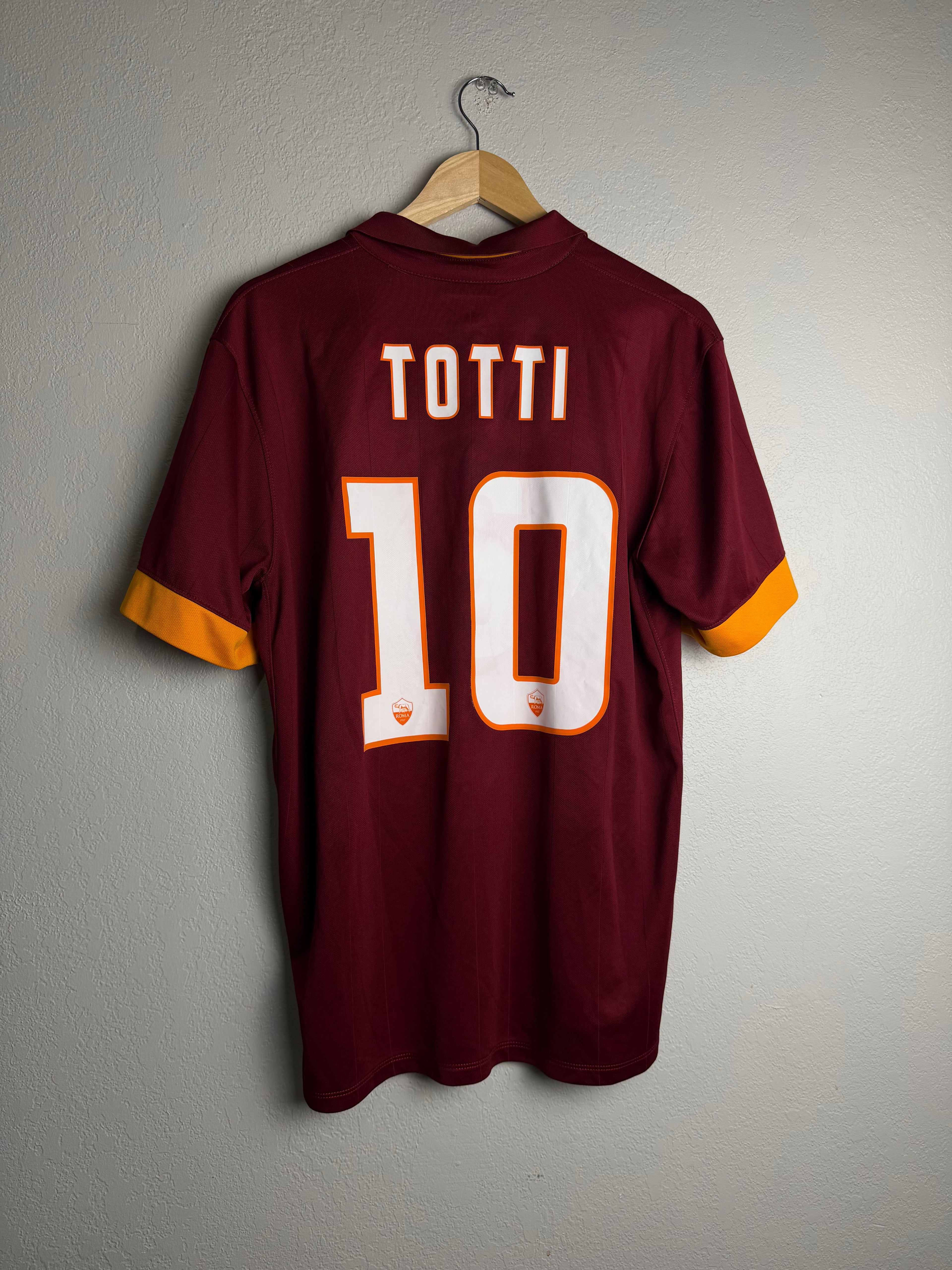 AS Roma 2014/15 Home Jersey #10 Totti