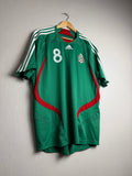 Mexico National Team 2006/07 Home Jersey #8 Pardo