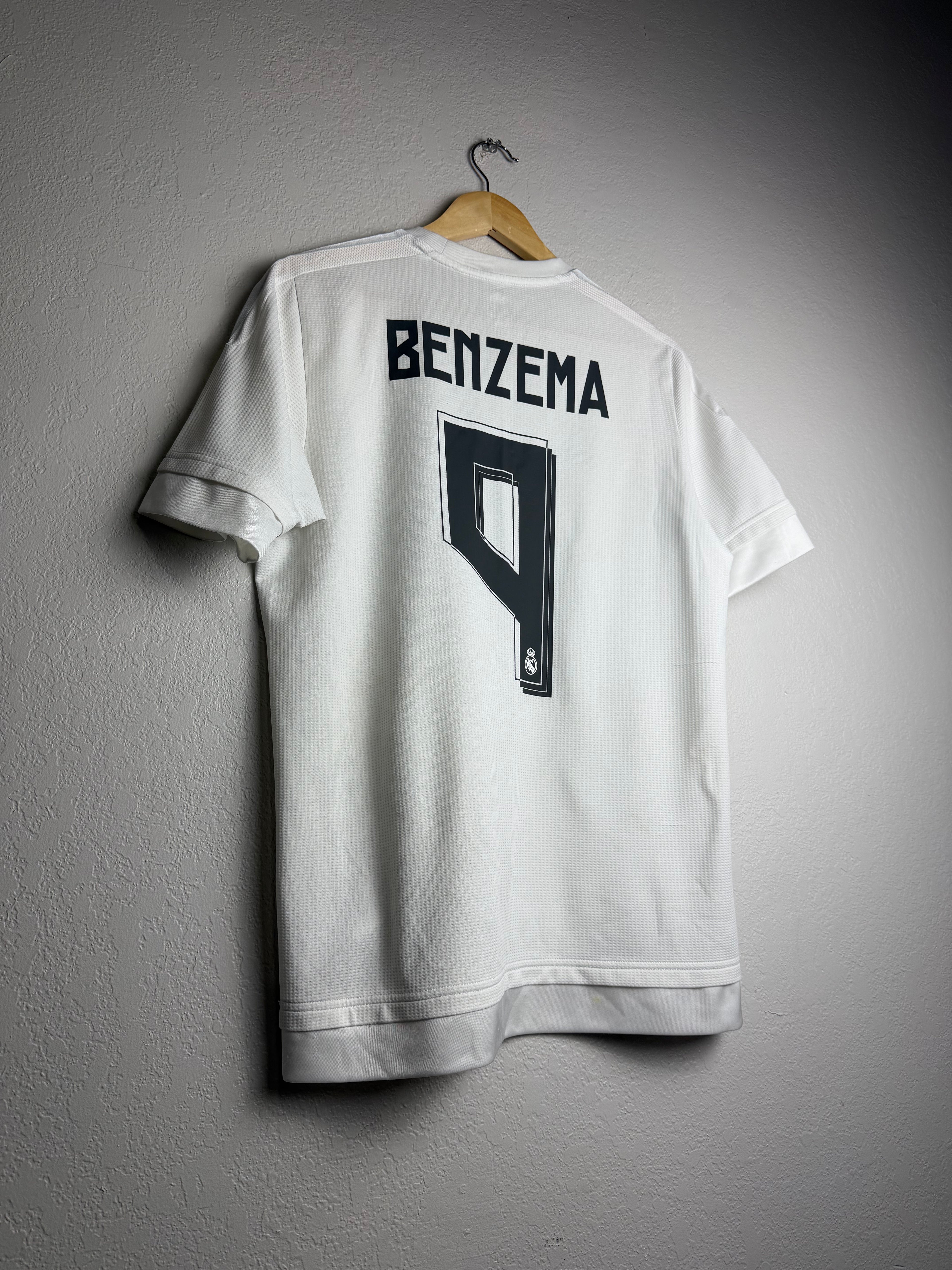Real Madrid C.F 2015/16 Home Jersey #9 Benzema