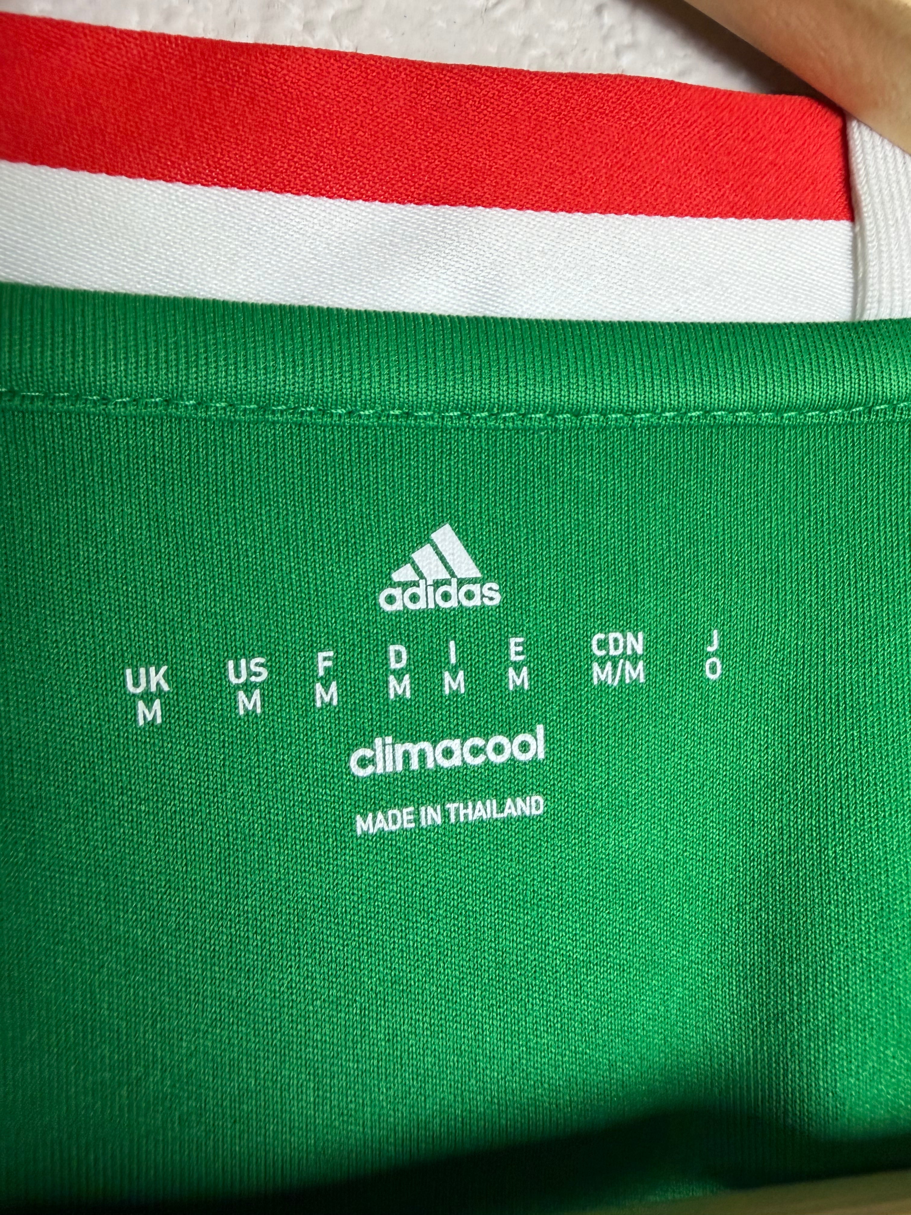 Mexico National Team 2016/17 Home Jersey #18 Guardado Long Sleeve