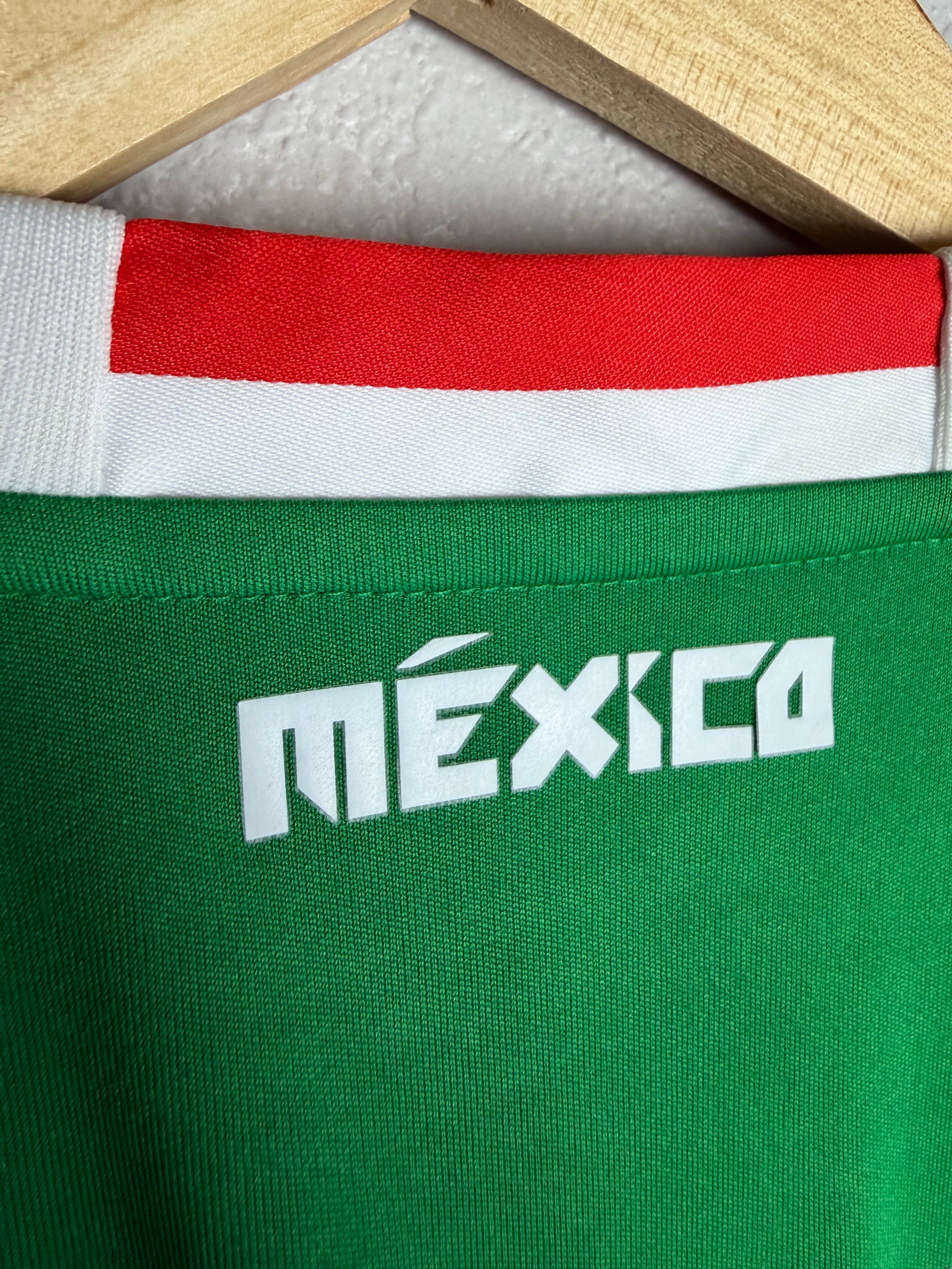 Mexico National Team 2016/17 Home Jersey #18 Guardado Long Sleeve