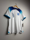 England National Team 2022 Home Jersey #9 Kane