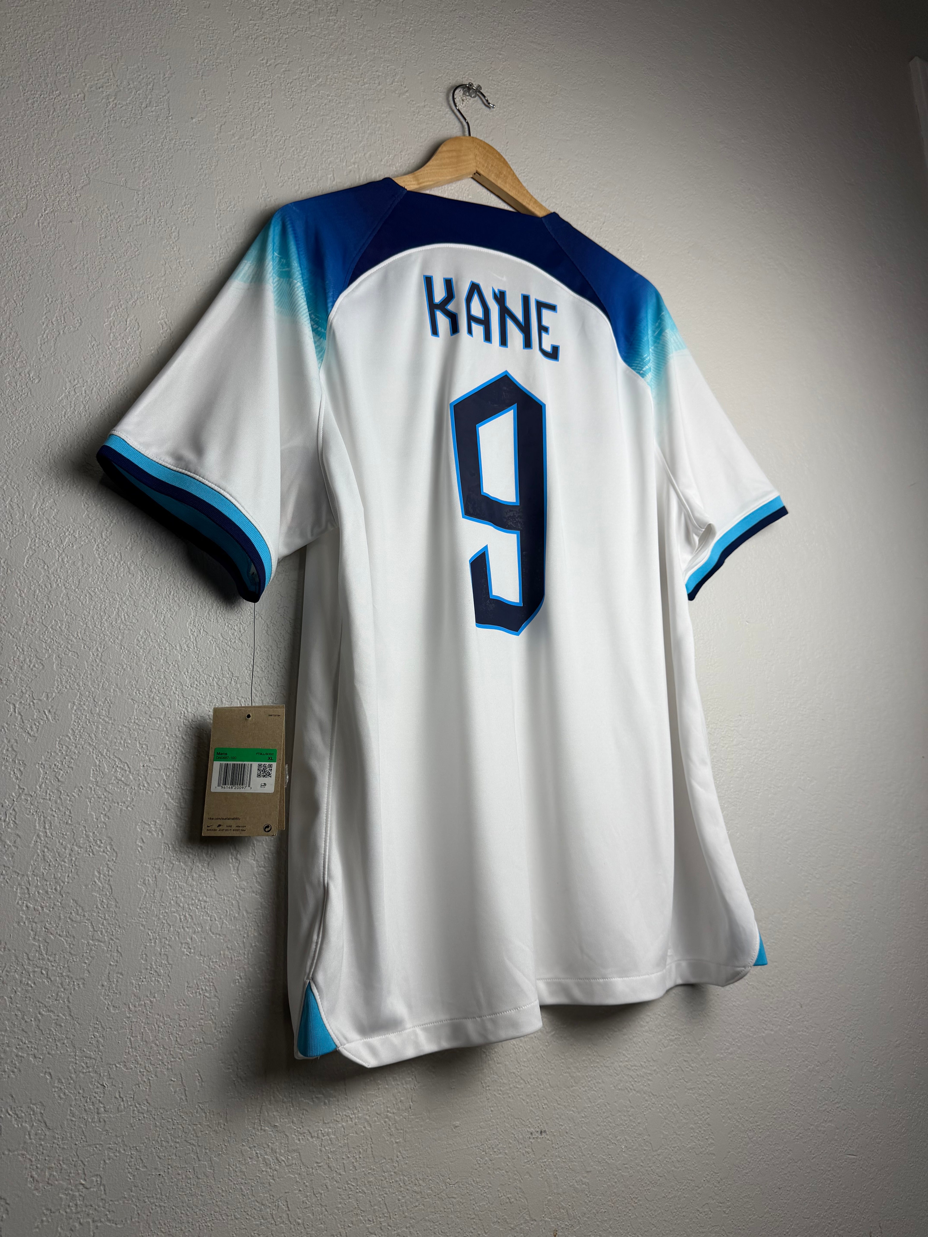 England National Team 2022 Home Jersey #9 Kane