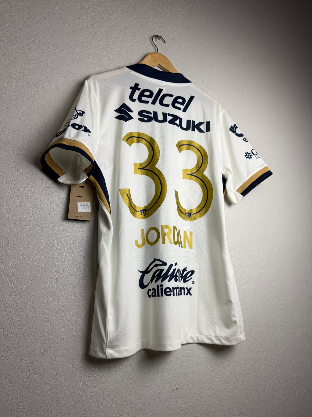 Pumas UNAM 2025/26 Away Jersey #33 Jordan