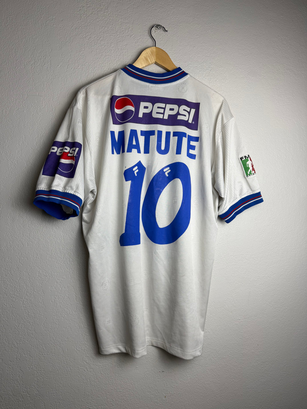 Cruz Azul 1998/99 Away Jersey #10 Matute
