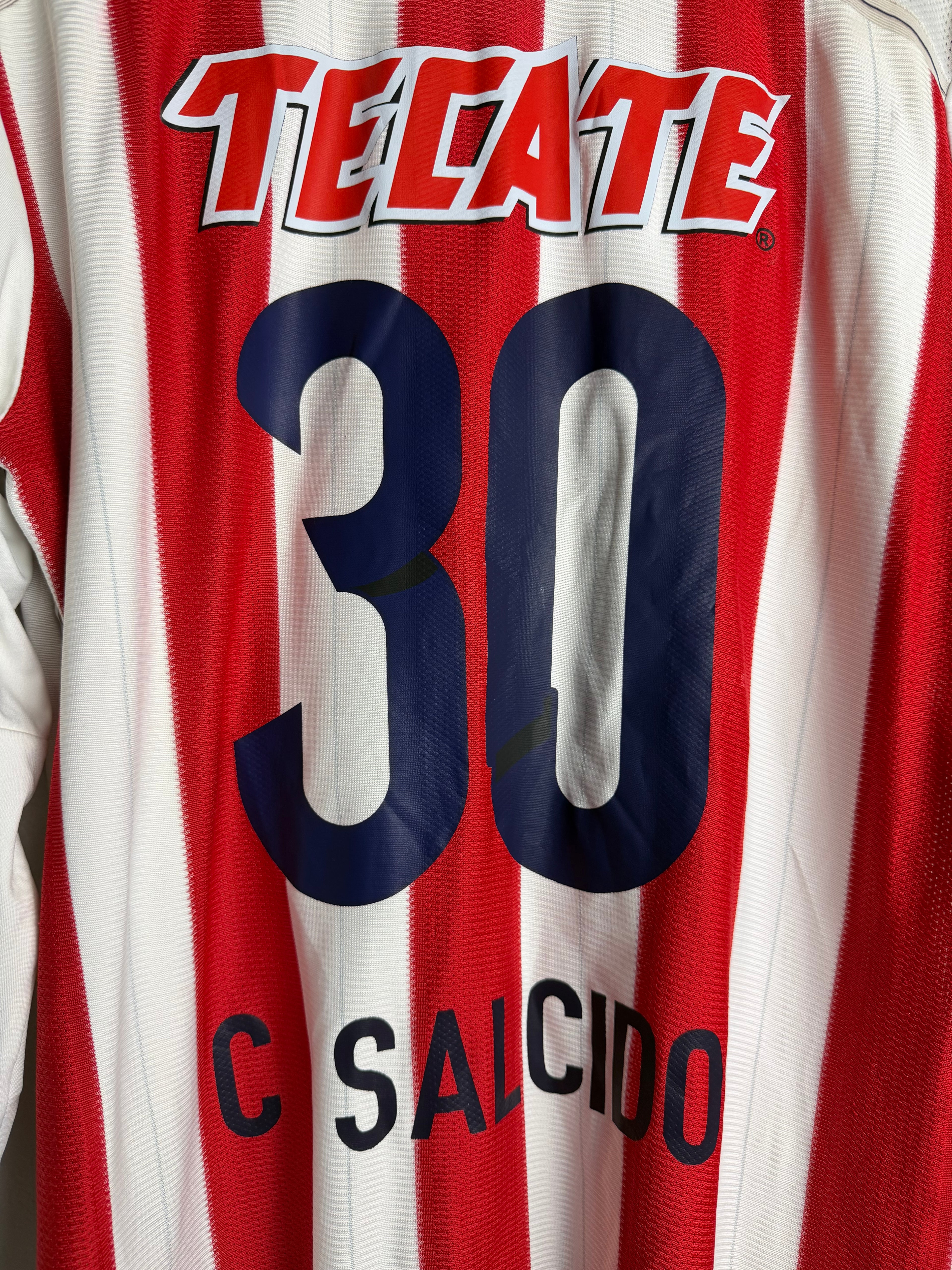 CD Guadalajara Chivas 2014/15 Home Jersey #30 Salcido