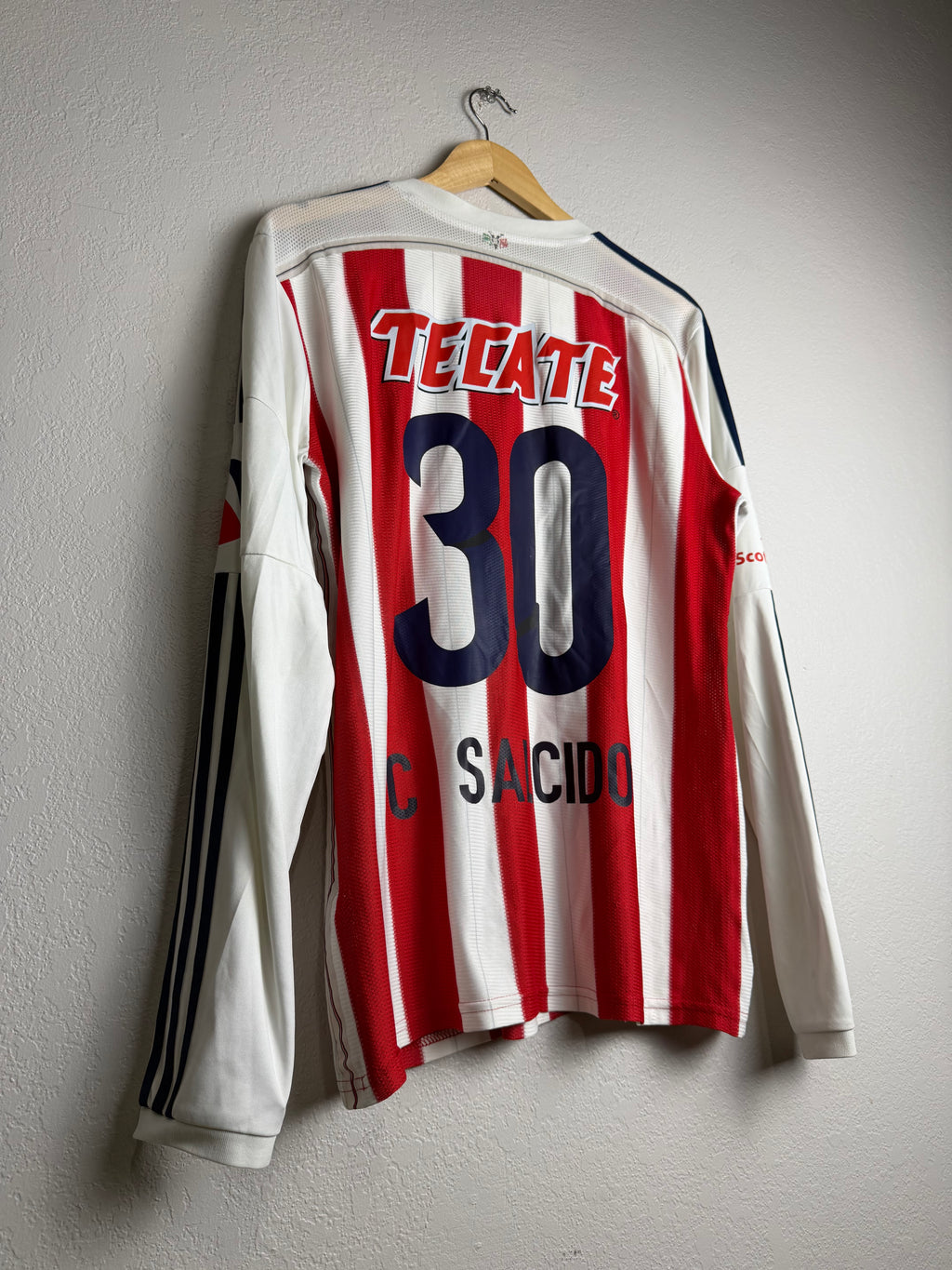 CD Guadalajara Chivas 2014/15 Home Jersey #30 Salcido