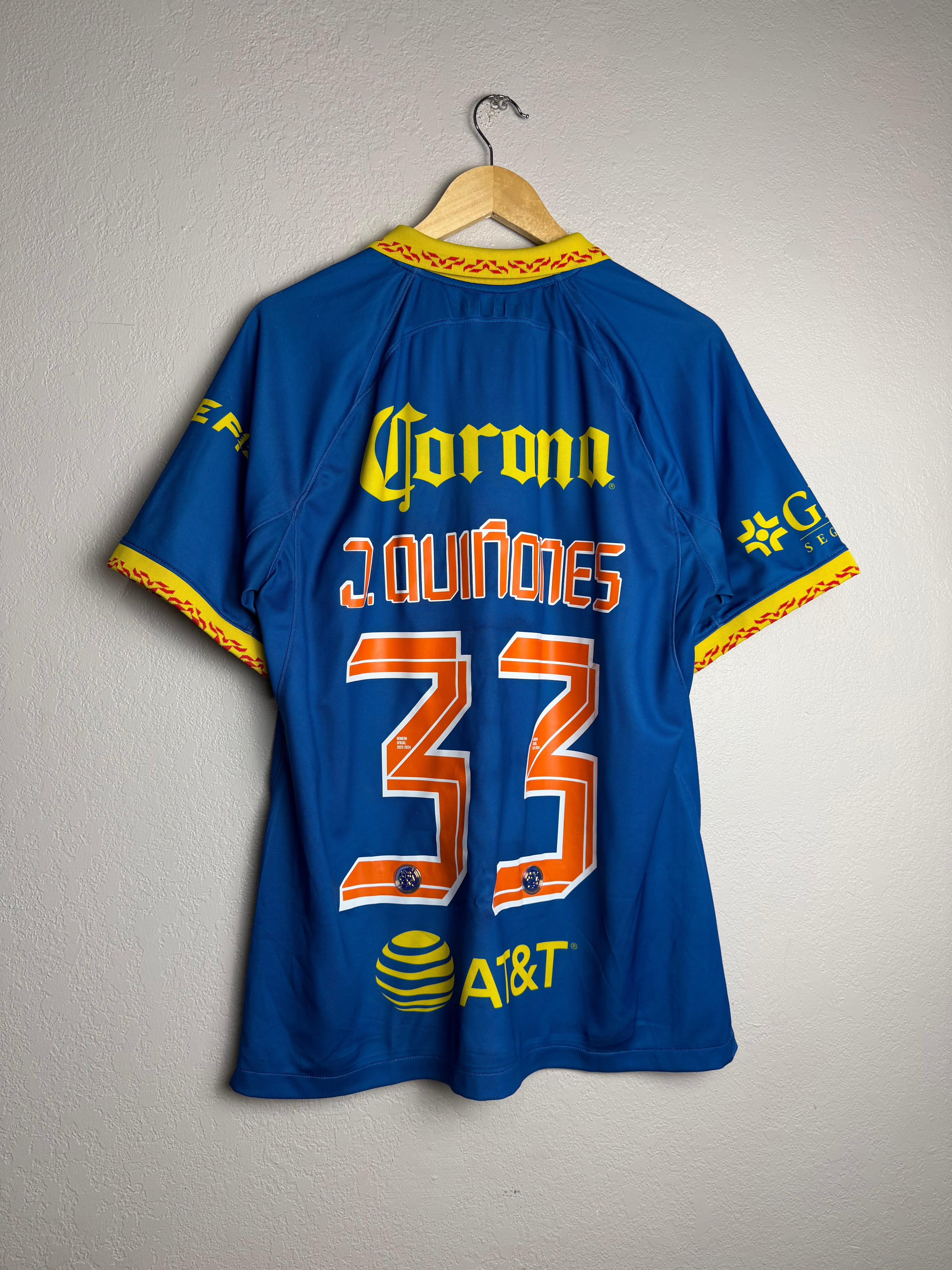 Club America 2023/24 Away Jersey #33 J.Quinones