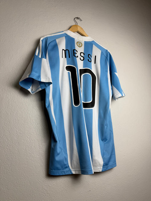 Argentina National Team 2009/10 Home Jersey #10 Messi
